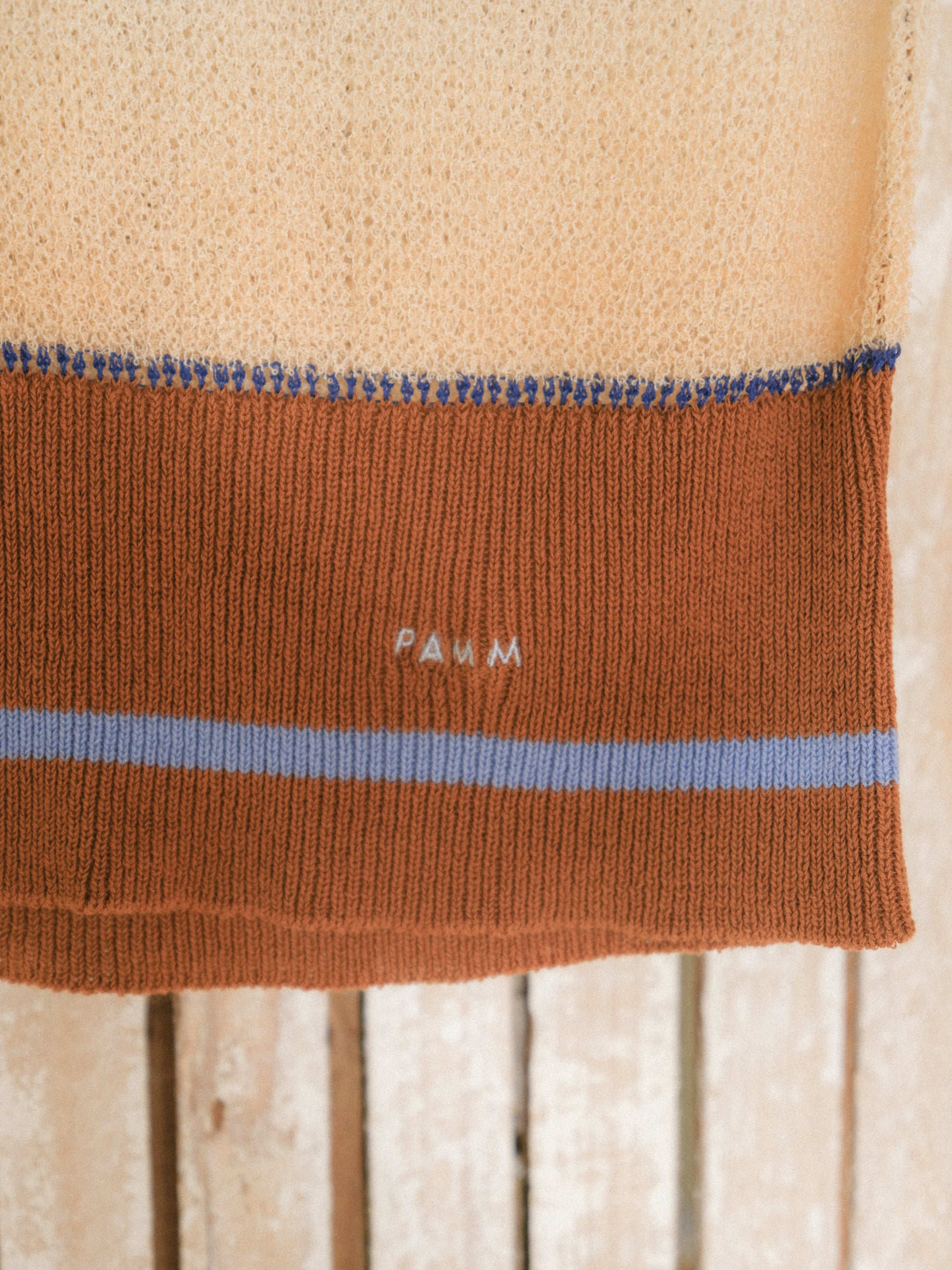 PAMM ニットベスト 2 way see-through knit vest 2 way see-through knit vest – pamm.officialstore