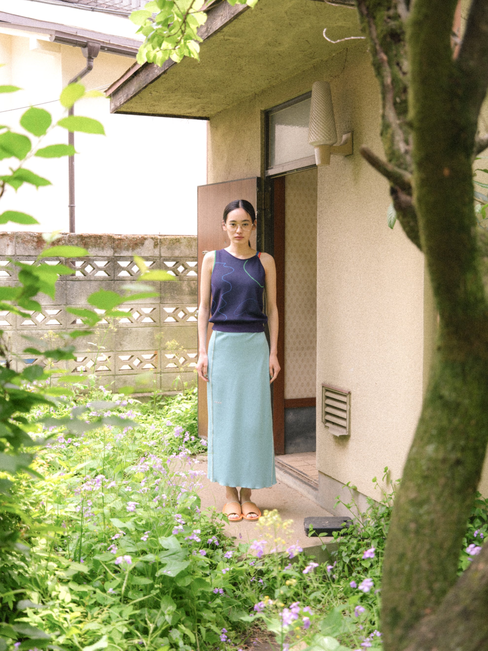 寛大なインテリアのニットタンク – pamm.officialstore