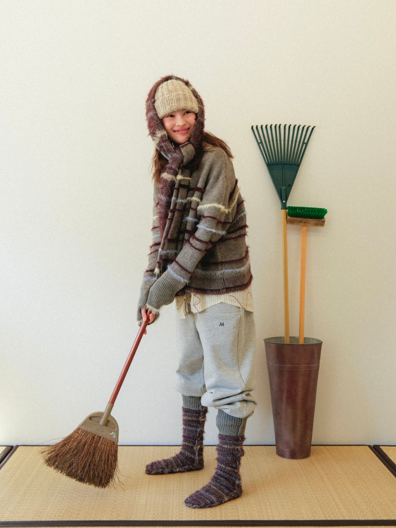 PAMM フレットボーダーニットマフラー フレットボーダーニットマフラー – pamm.officialstore