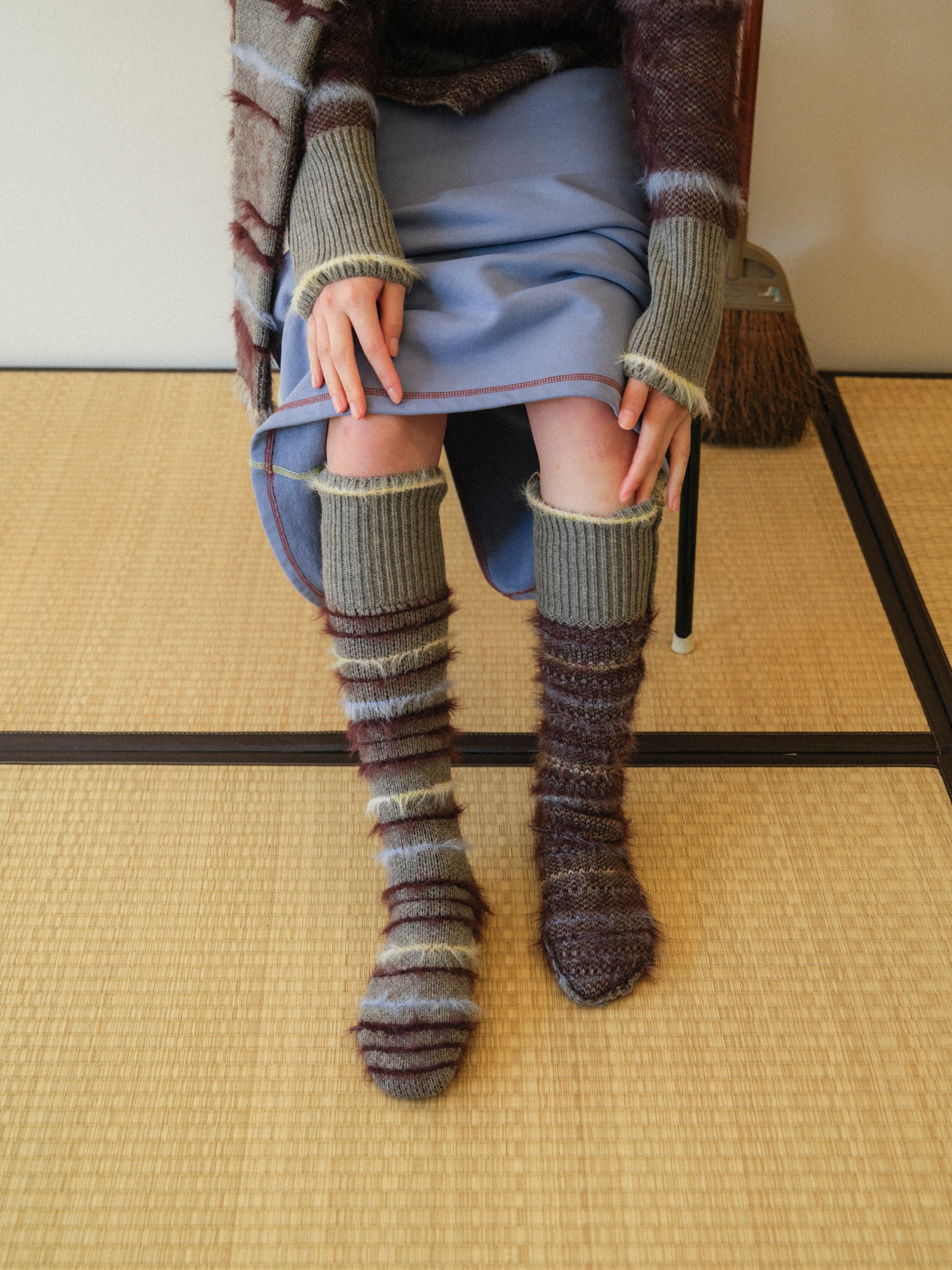 フレットボーダーニットソックス – pamm.officialstore