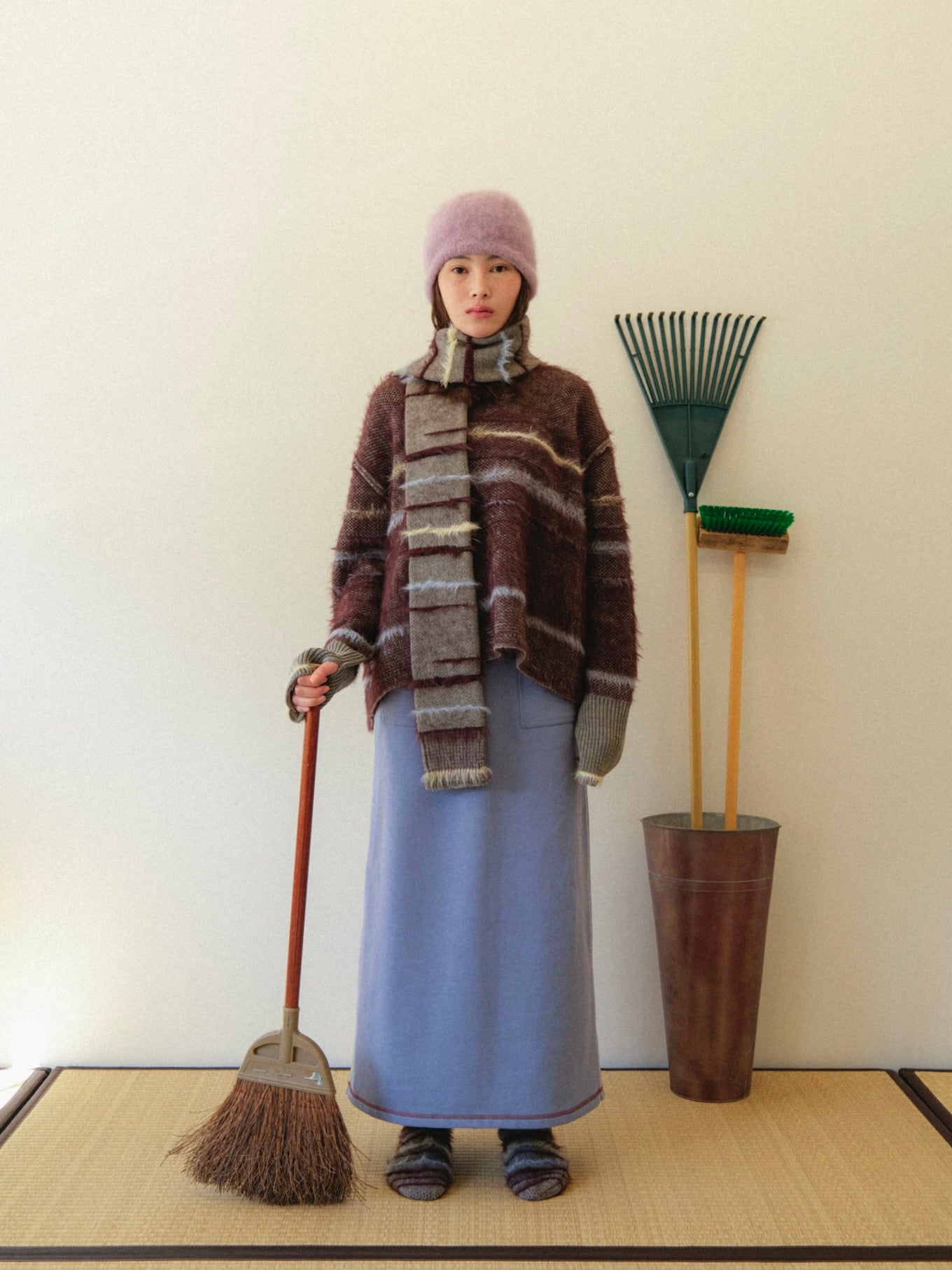 フレットボーダーニットマフラー – pamm.officialstore