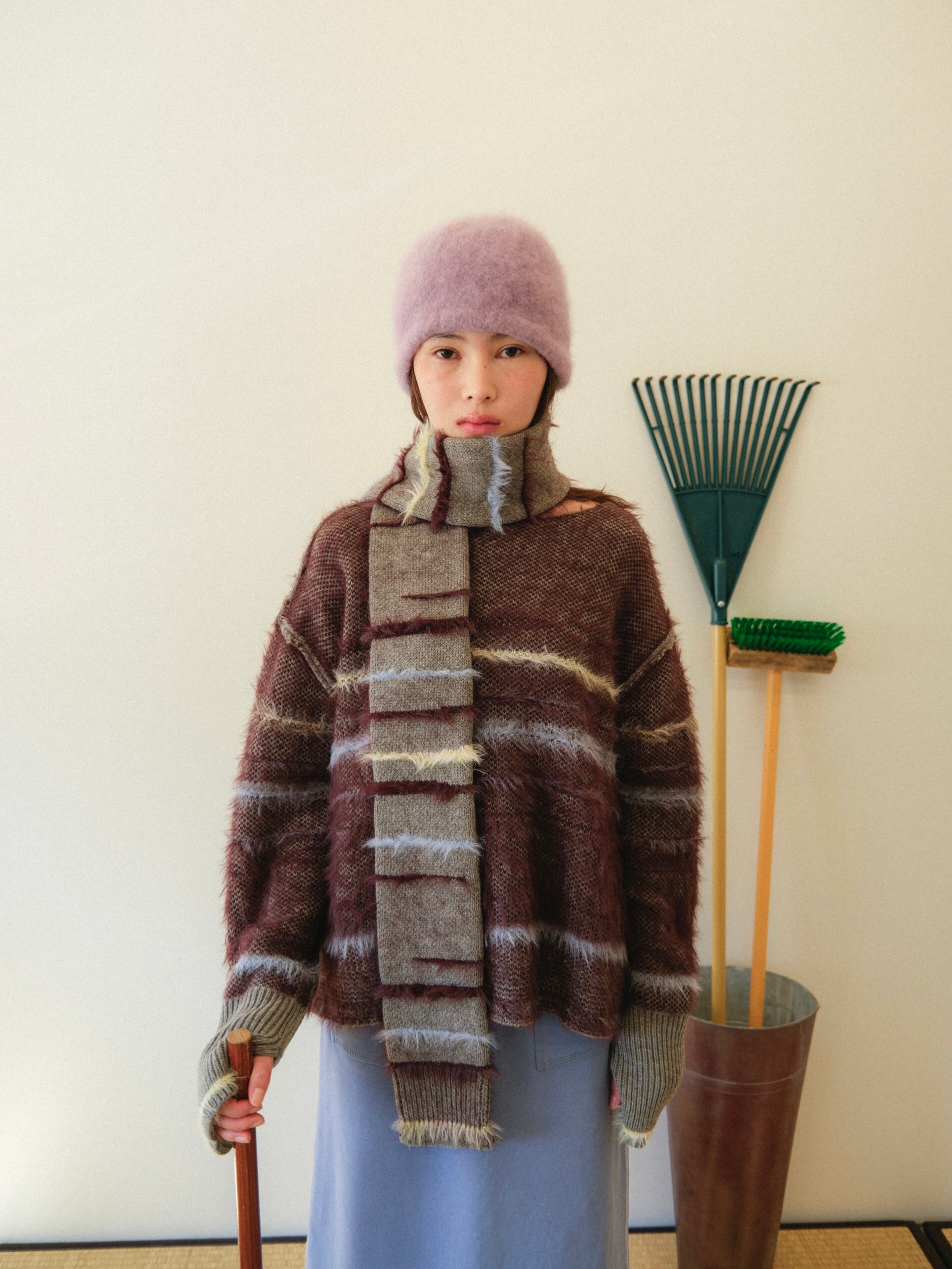 フレットボーダーニットマフラー – pamm.officialstore