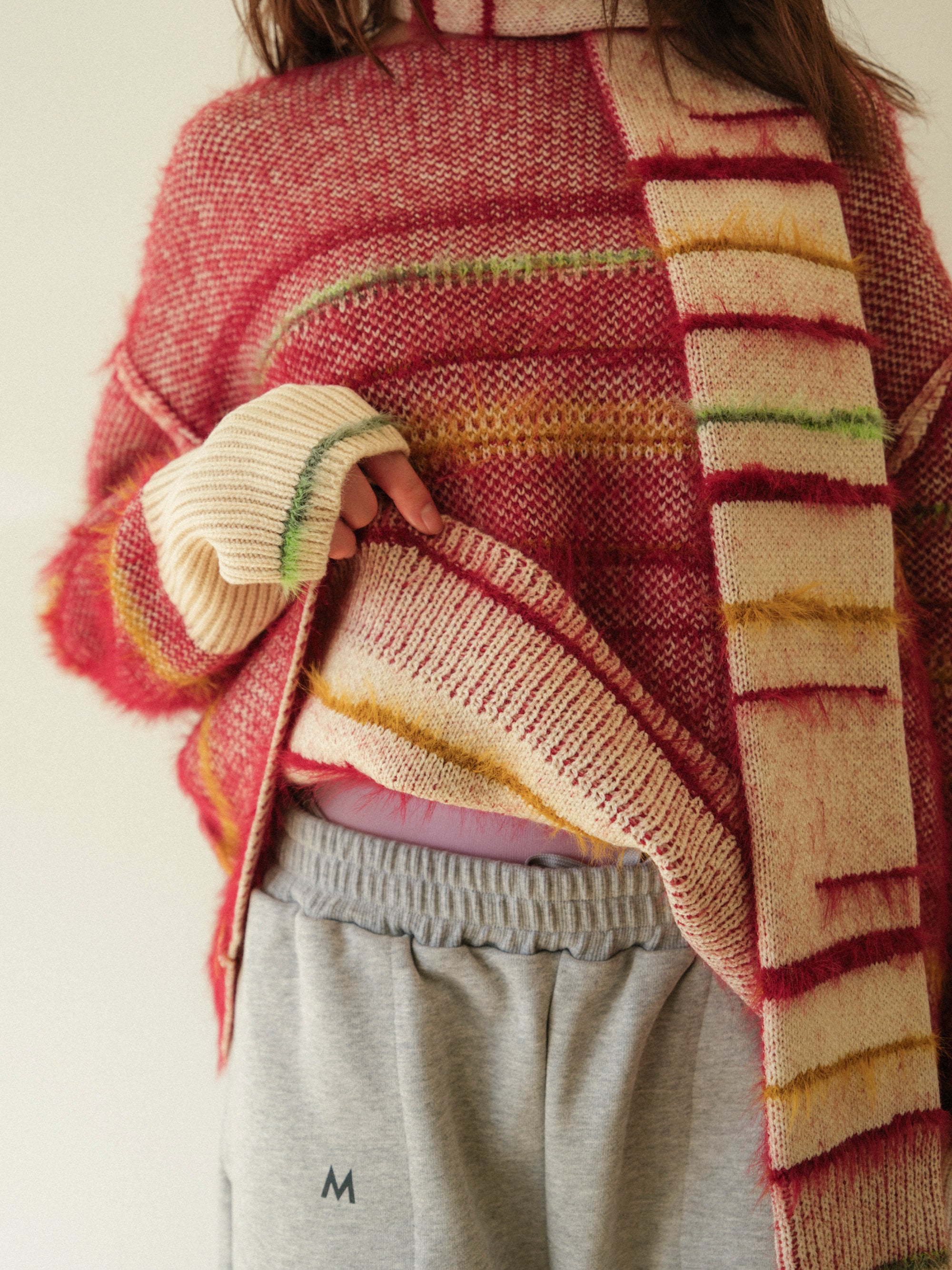 フレットボーダーニットマフラー – pamm.officialstore