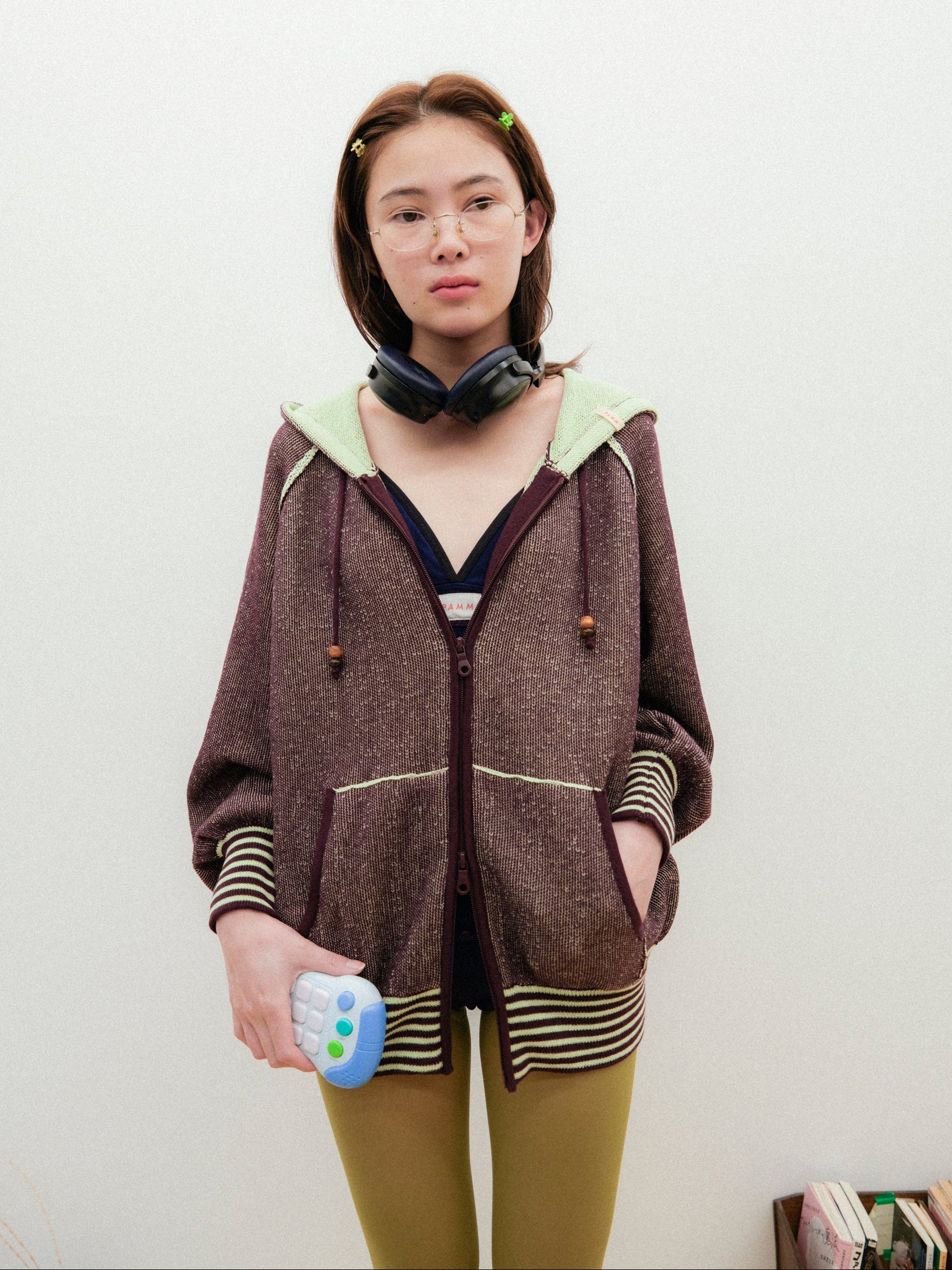 日々のボーダーニットパーカー – pamm.officialstore