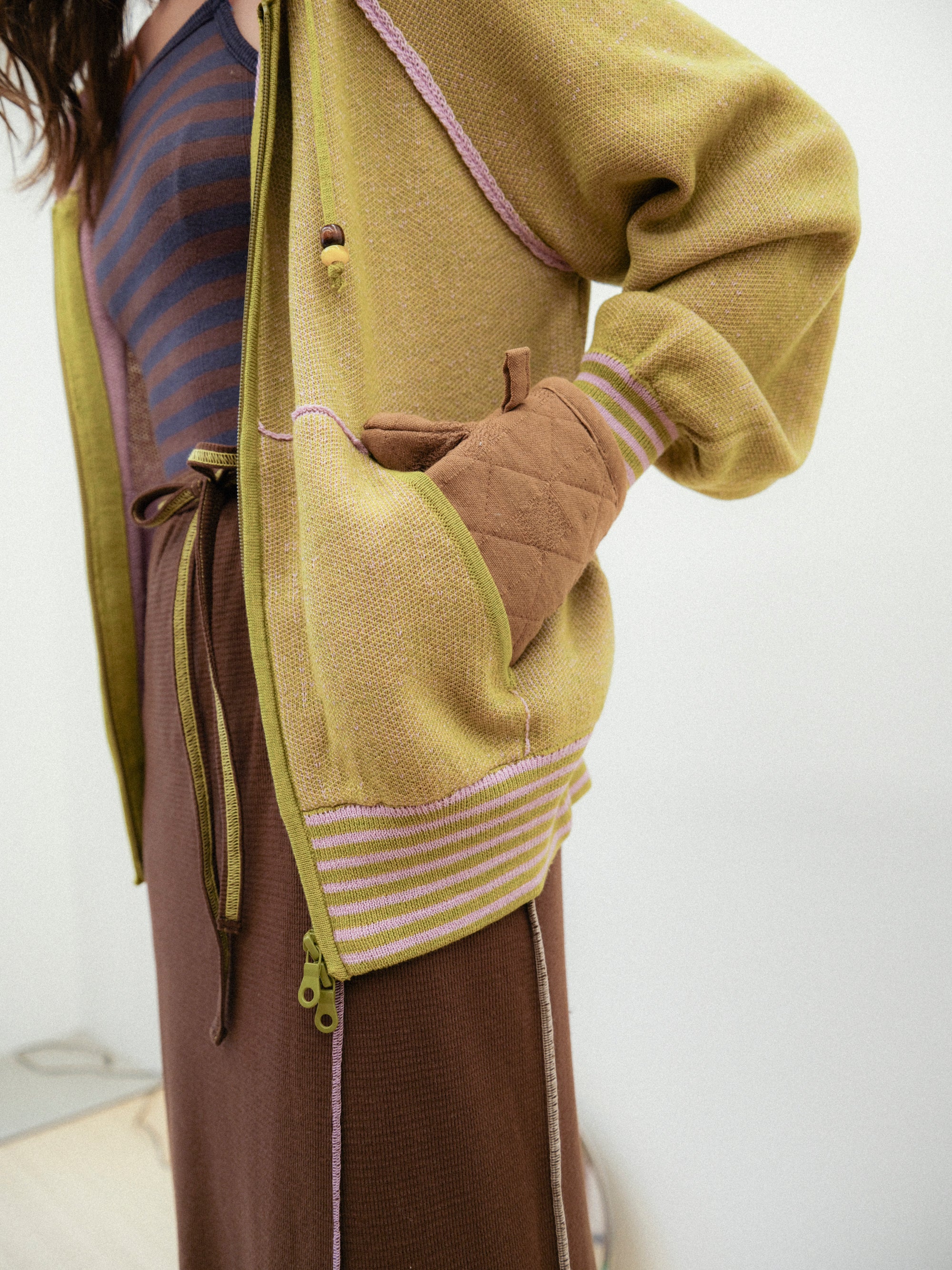 日々のボーダーニットパーカー – pamm.officialstore