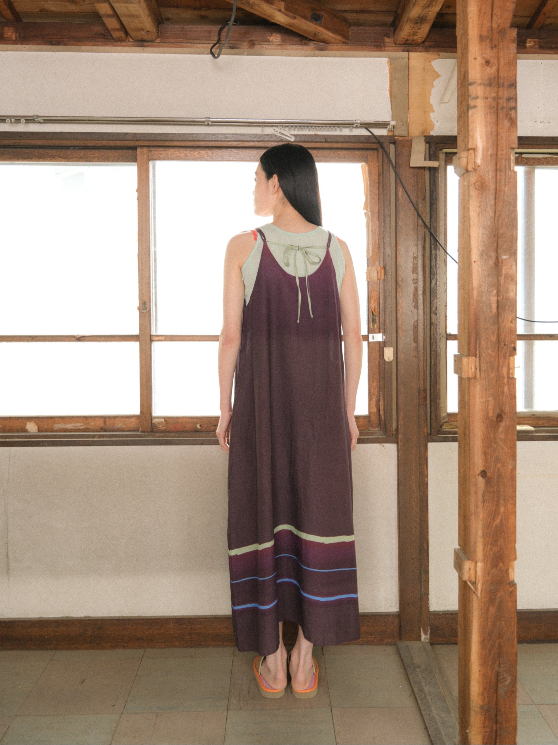 pamm 汽水域のキャミソールワンピース 赤紫の夜霧 汽水域のキャミソールワンピース – pamm.officialstore