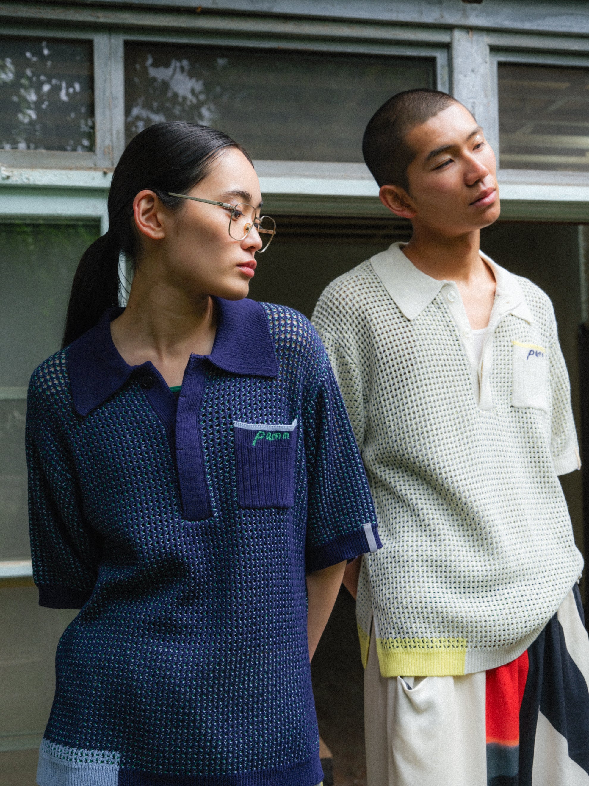 後ろ姿の寛大なインテリアメッシュポロ – pamm.officialstore