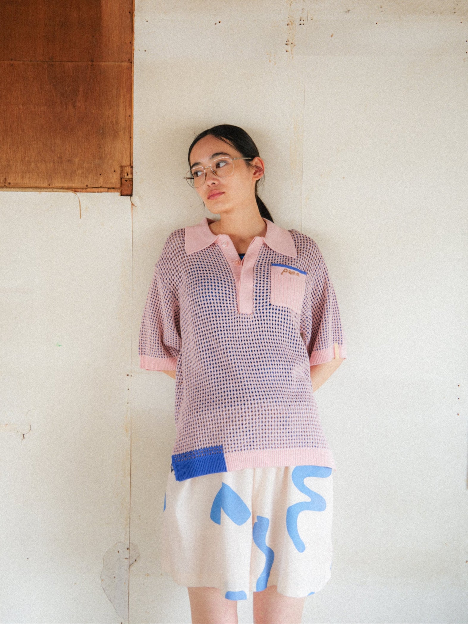 後ろ姿の寛大なインテリアメッシュポロ – pamm.officialstore