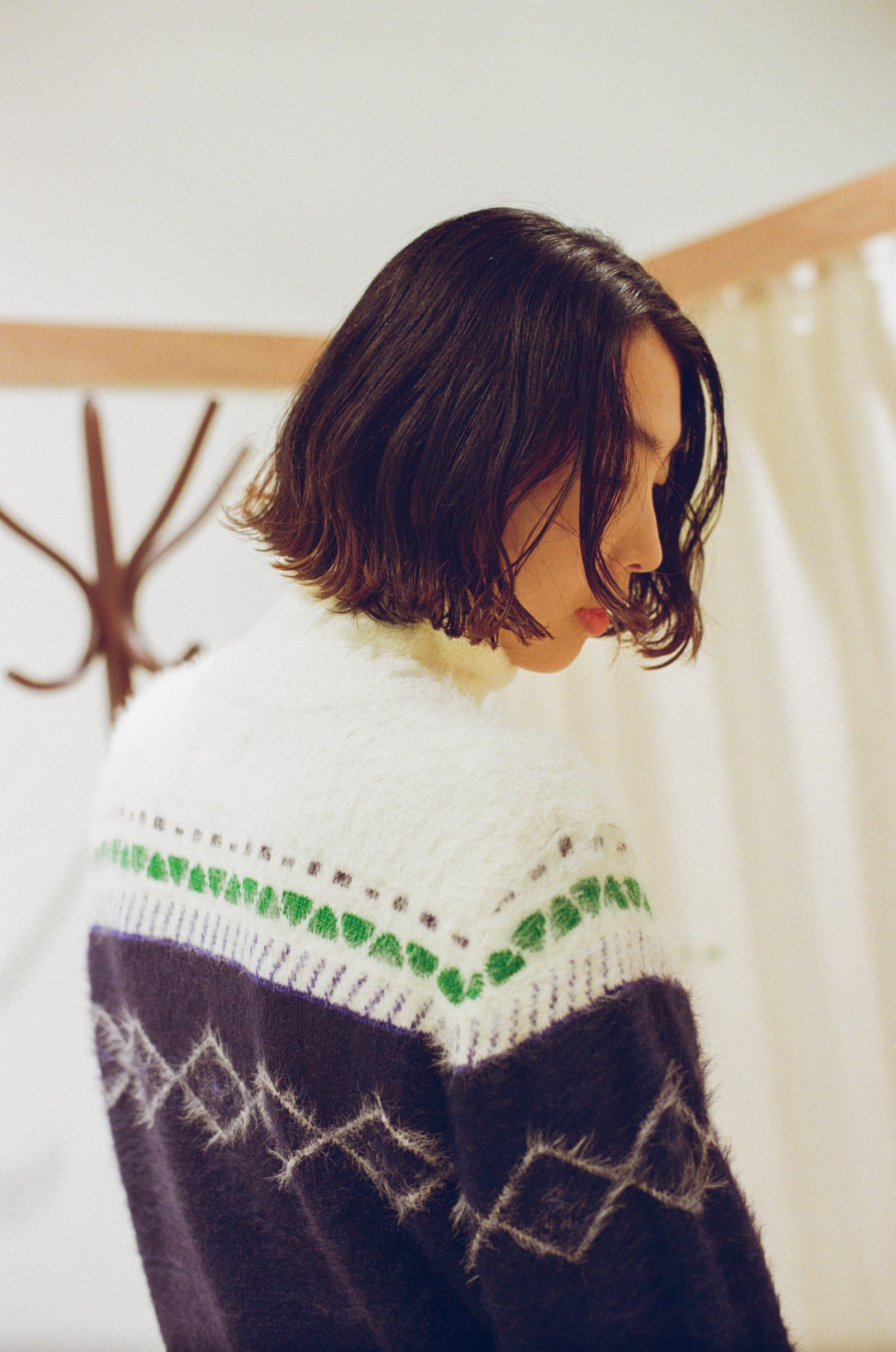 食卓のノルディックハーフジップニット – pamm.officialstore