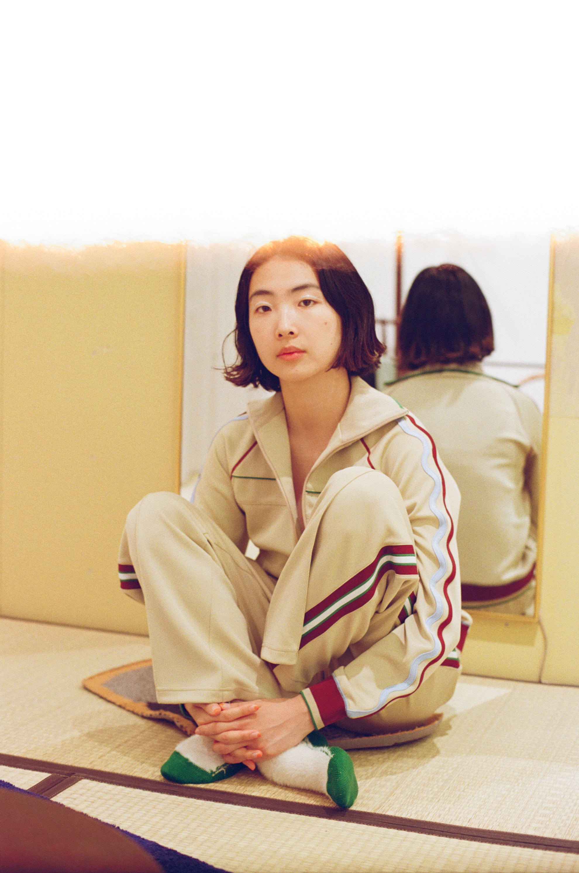 pamm ホームウェアのトラックジャケット　ビスケットベージュ ホームウェアのトラックジャケット – pamm.officialstore