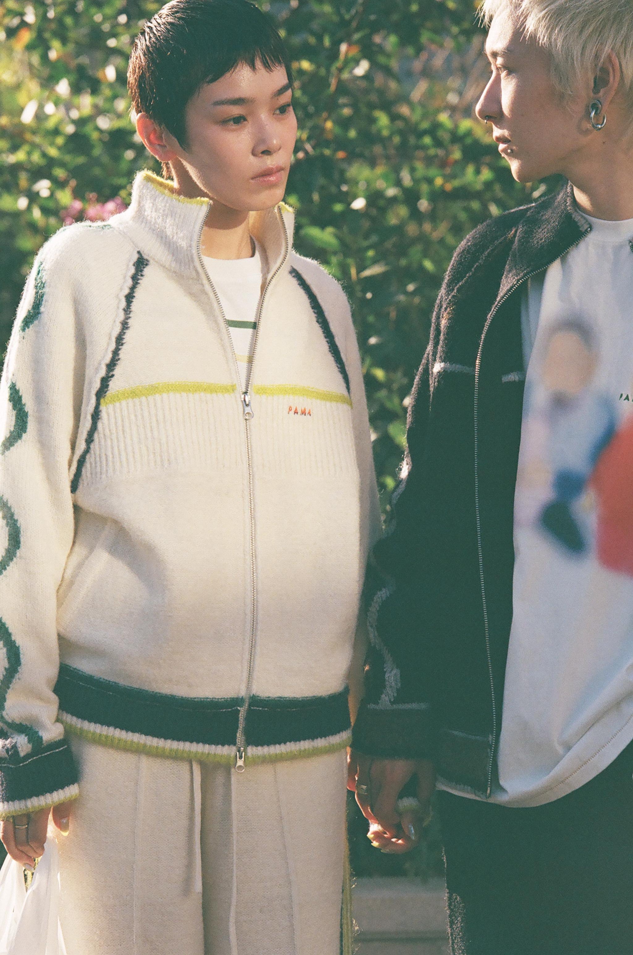 ホームウェアのニットトラックジャケット – pamm.officialstore