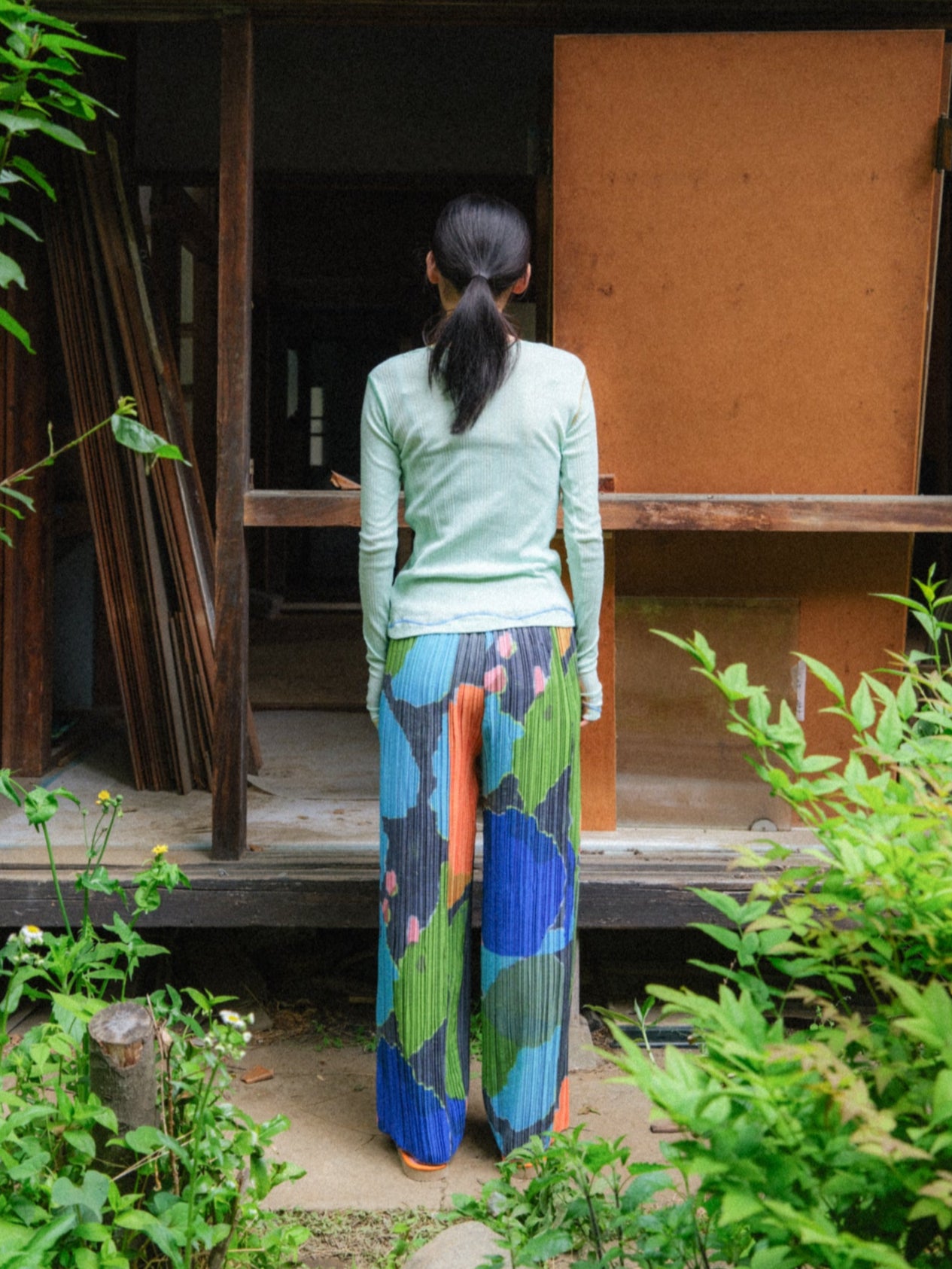 紙絵花のプリーツパンツ – pamm.officialstore