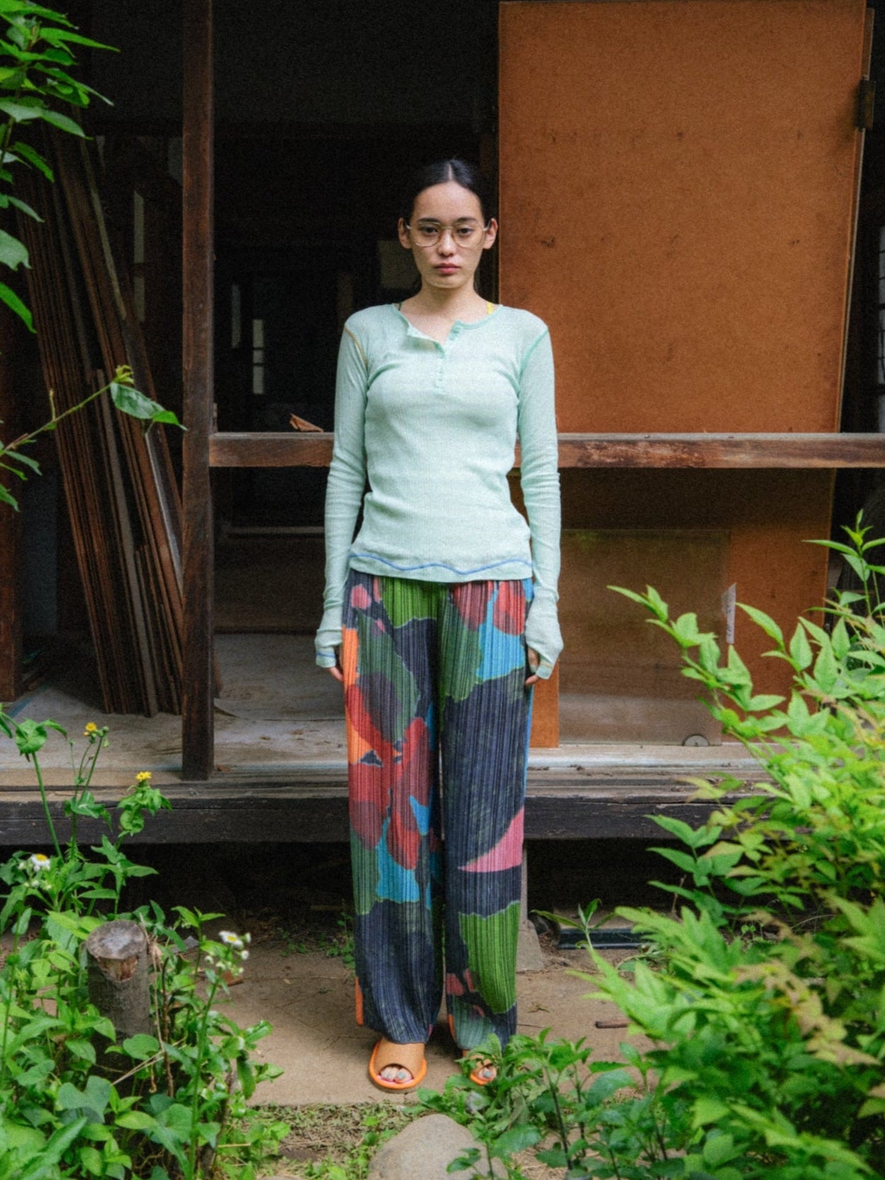 紙絵花のプリーツパンツ – pamm.officialstore