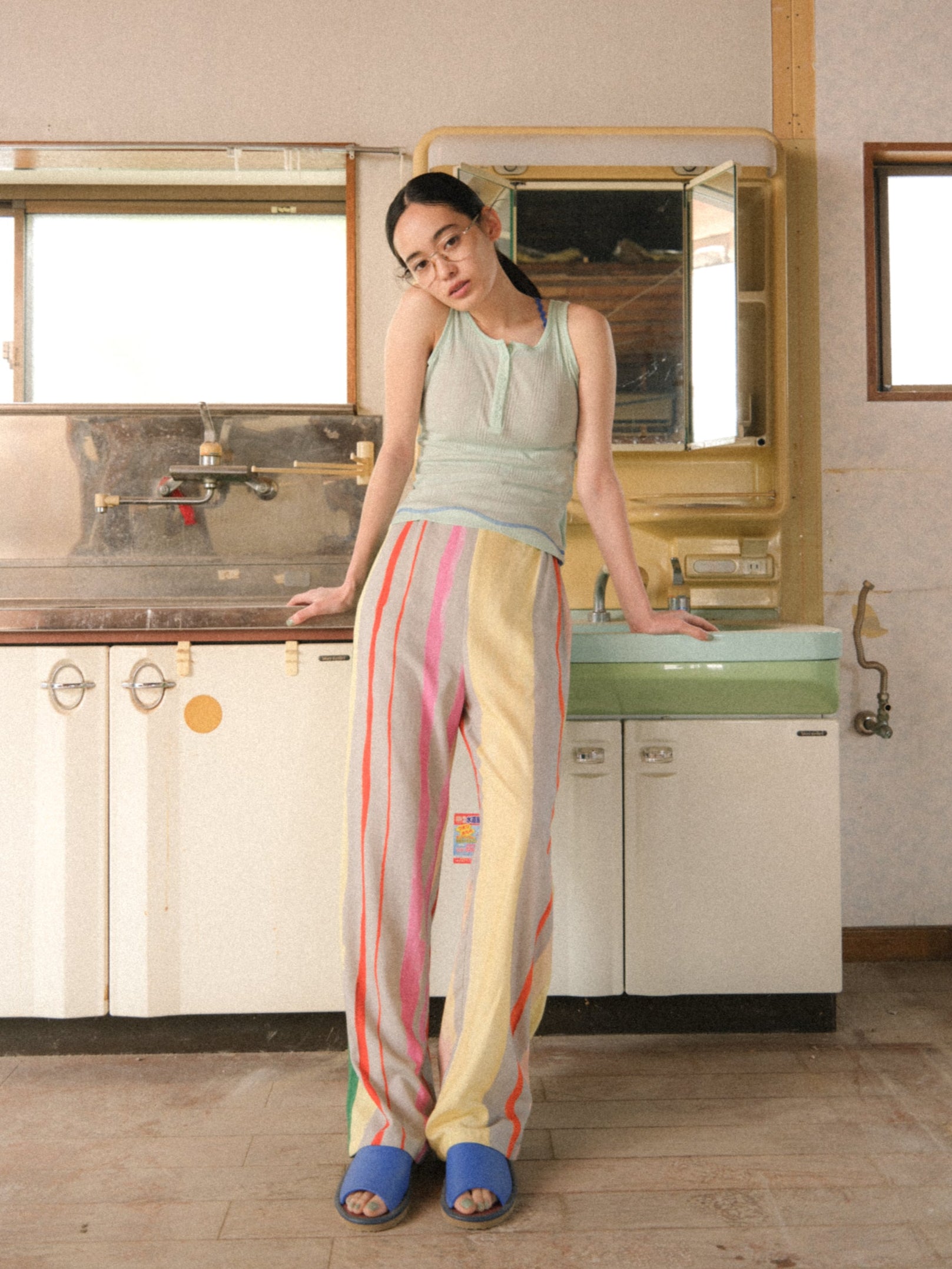 知性のストライプパンツ – pamm.officialstore