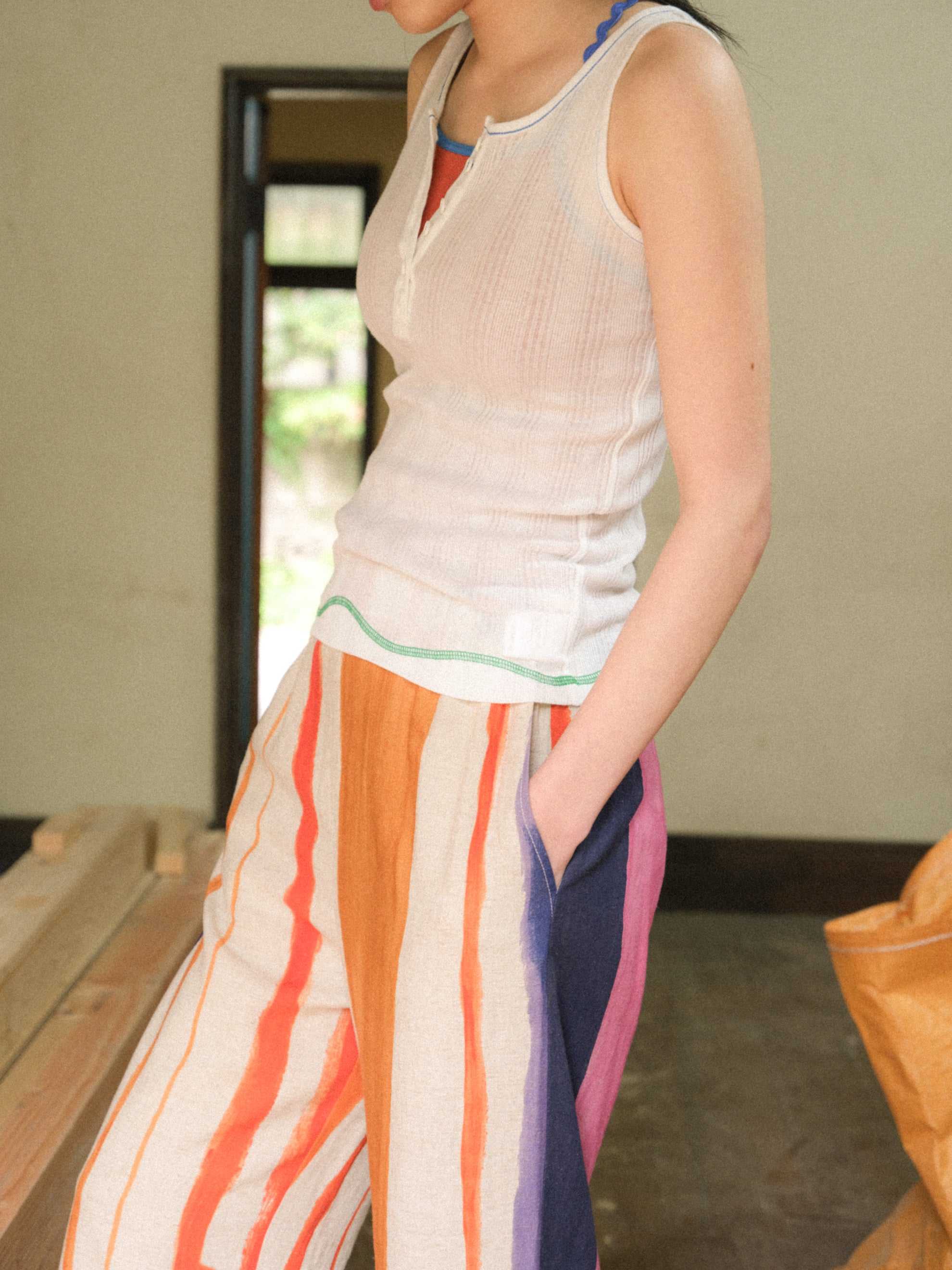 知性のストライプパンツ – pamm.officialstore