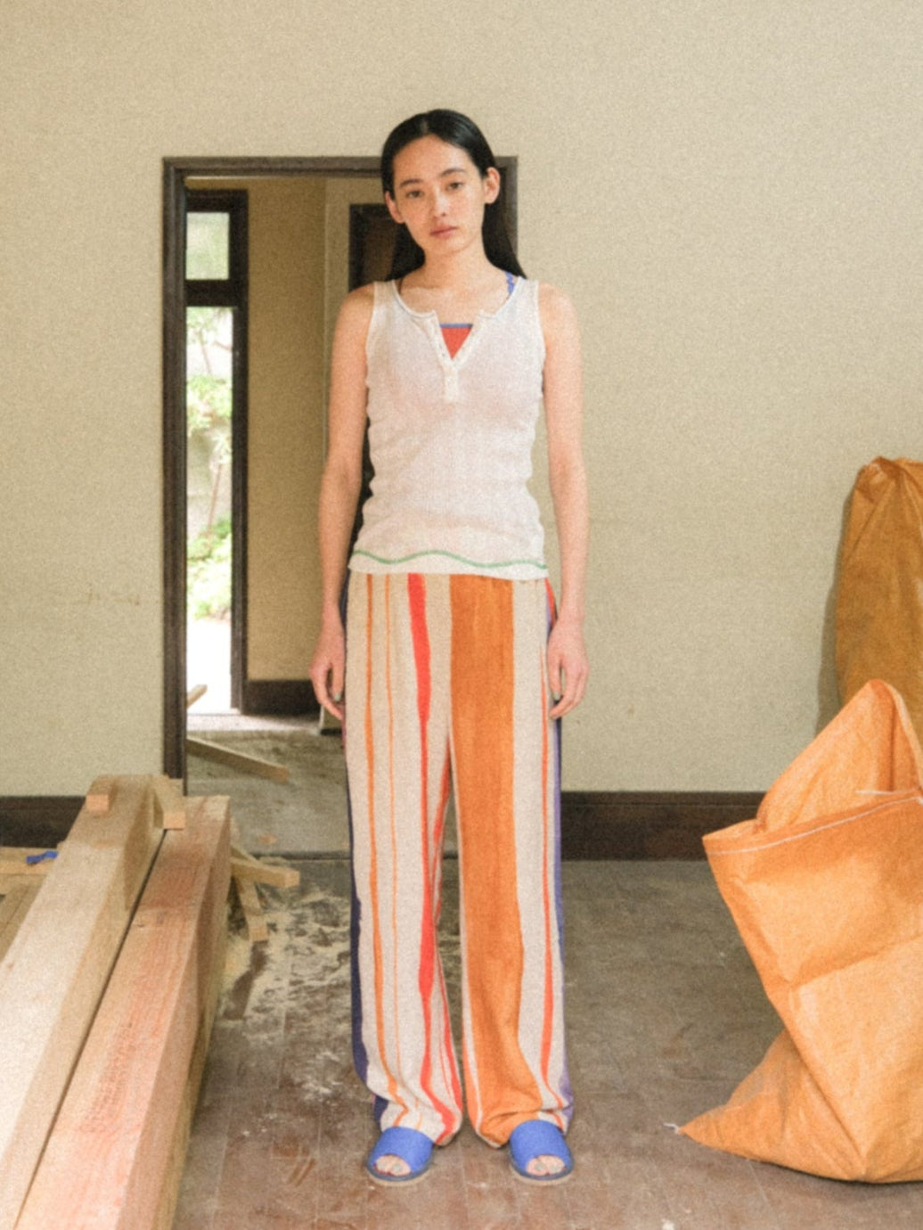 知性のストライプパンツ – pamm.officialstore