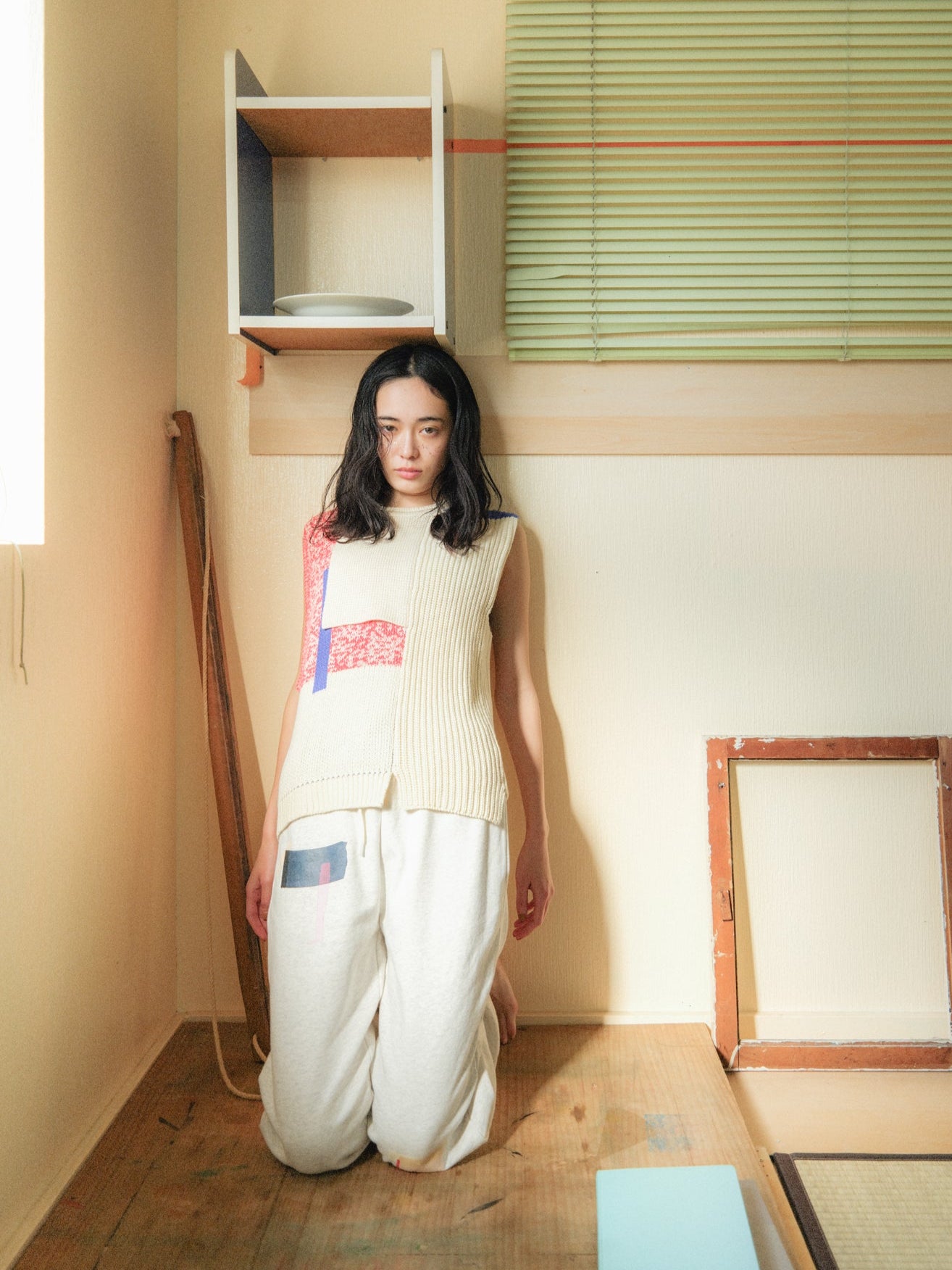 collage knit vest – pamm.officialstore
