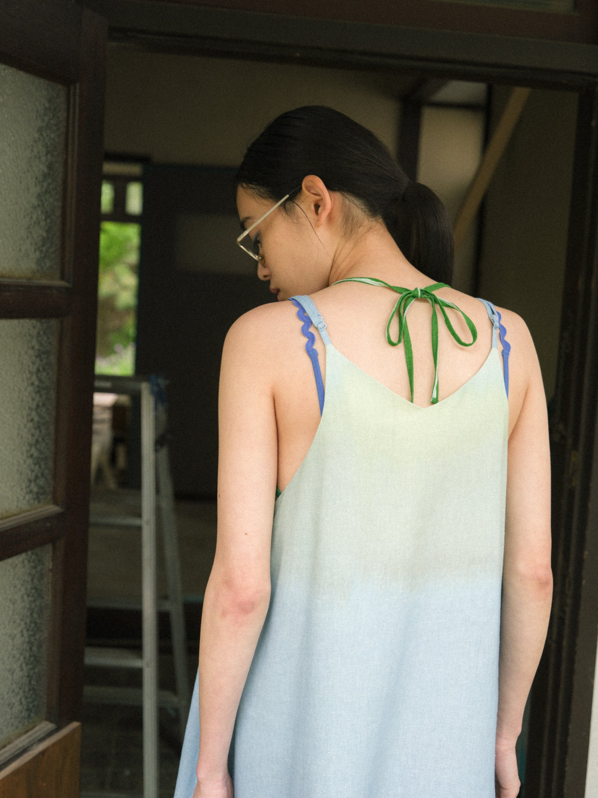 pamm 汽水域のキャミソールワンピース 赤紫の夜霧 汽水域のキャミソールワンピース – pamm.officialstore