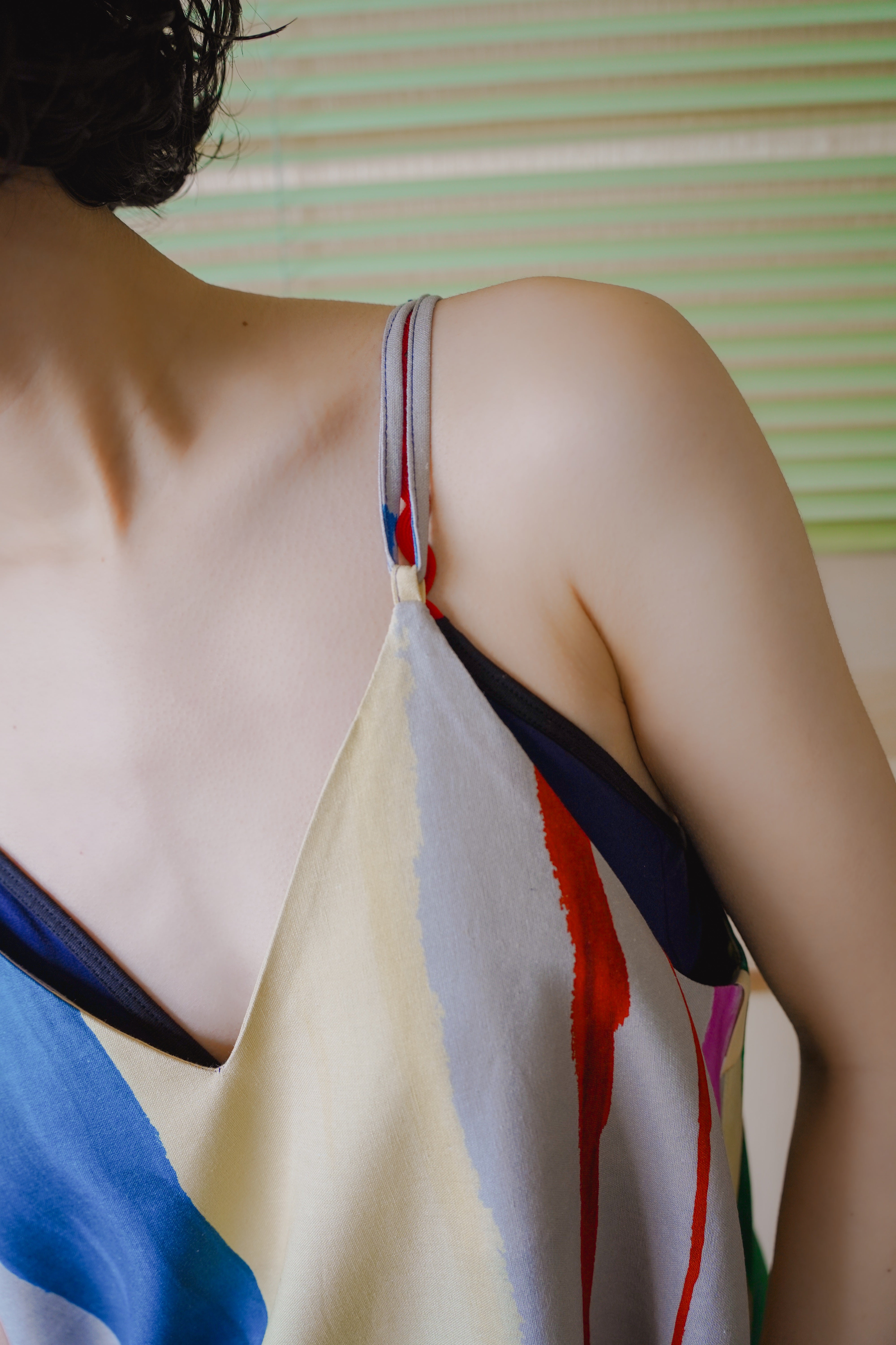 知性のストライプキャミワンピース – pamm.officialstore