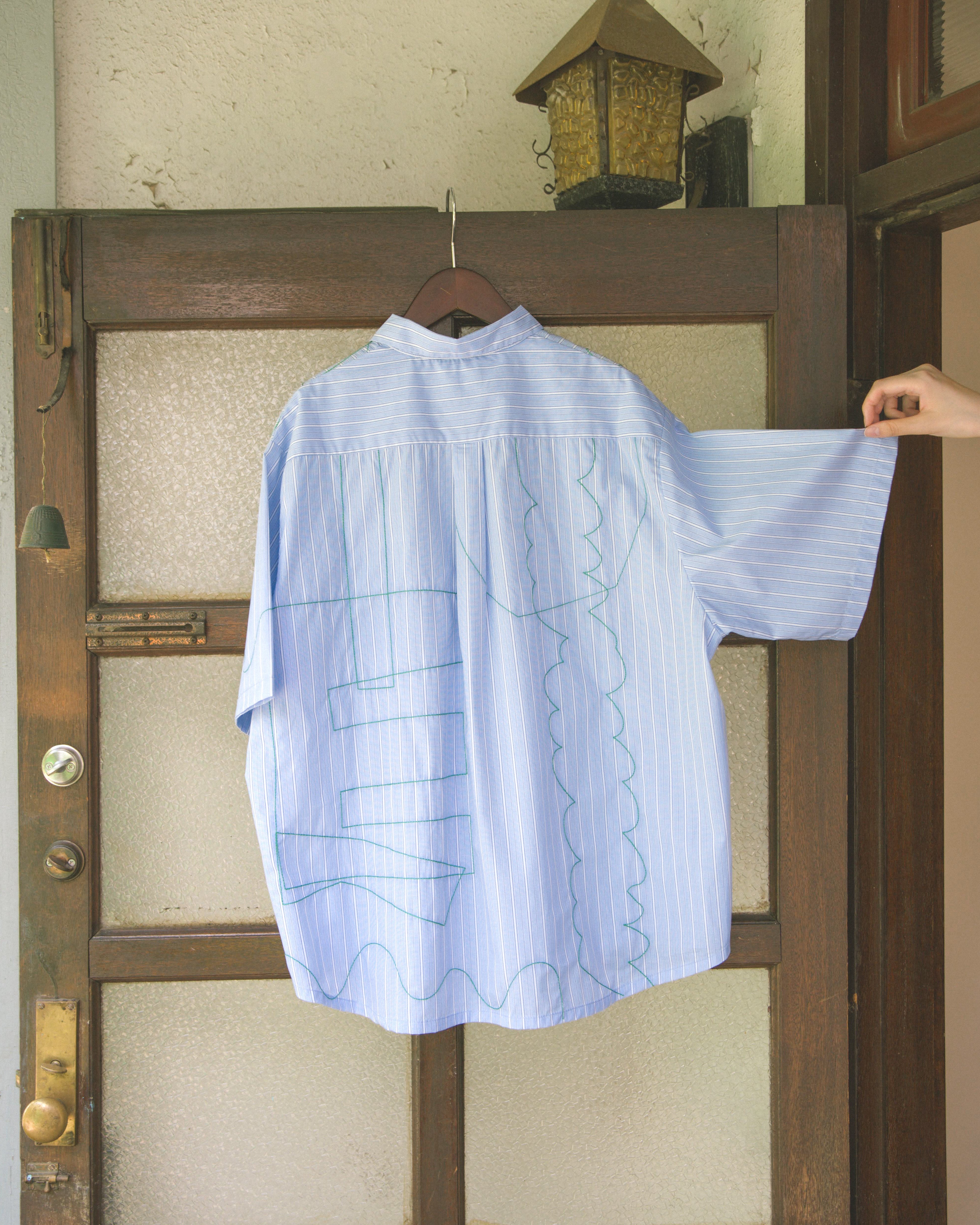 【美品】PAMM 長袖シャツ　青　サイズ3 ブランド 品 通販ファッション - 【美品】PAMM 長袖シャツ 青