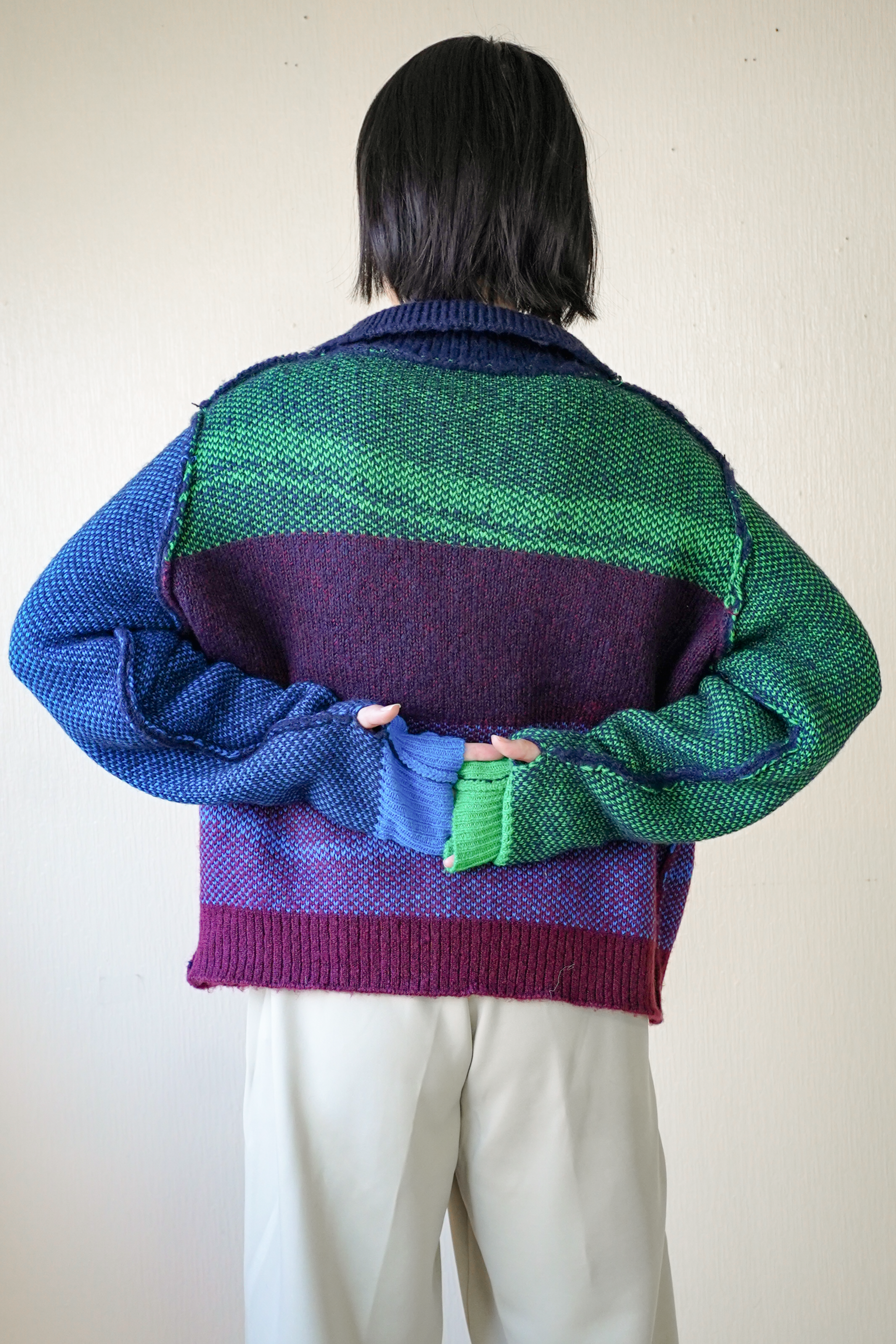 気狂いのハーフジップニット – pamm.officialstore 気狂いのハーフジップニット – pamm.officialstore