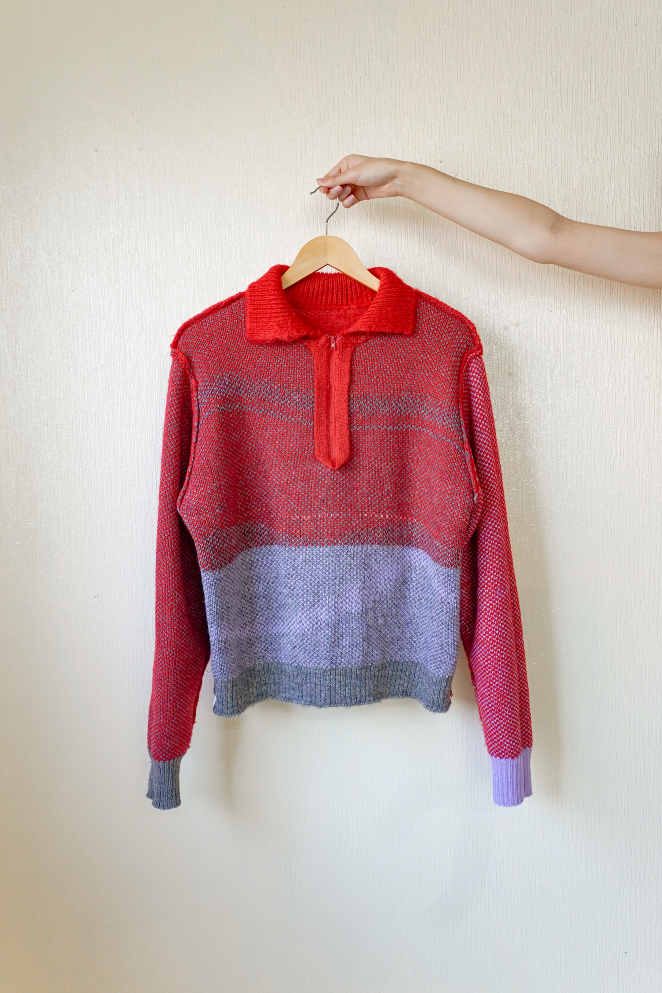 気狂いのハーフジップニット – pamm.officialstore 気狂いのハーフジップニット – pamm.officialstore