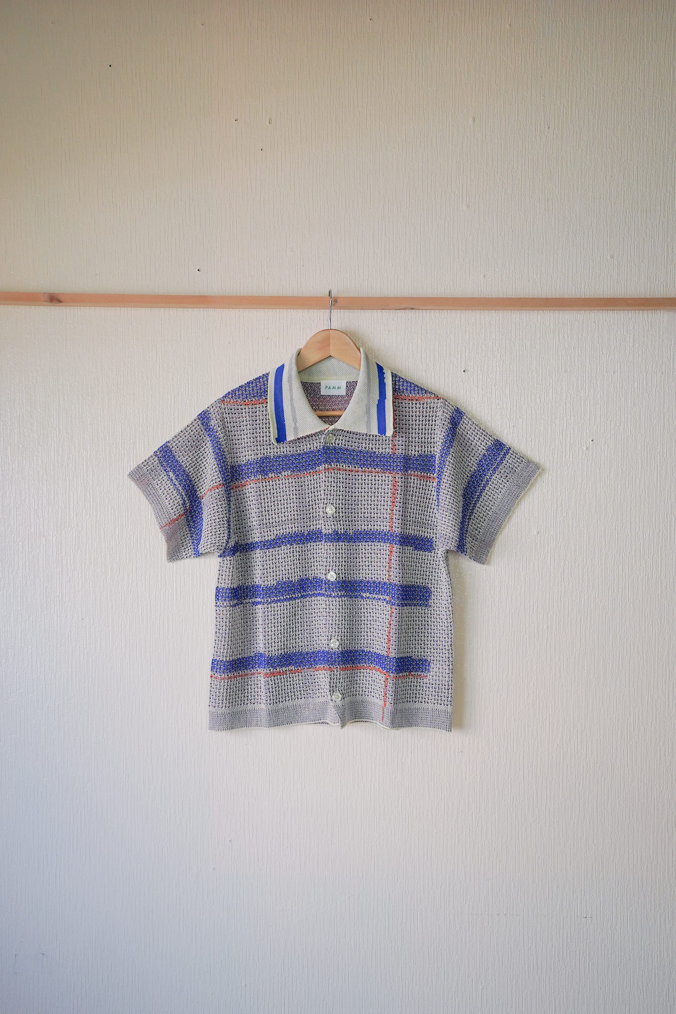 透明な空気のチェックメッシュポロ – pamm.officialstore 透明な空気のチェックメッシュポロ – pamm.officialstore