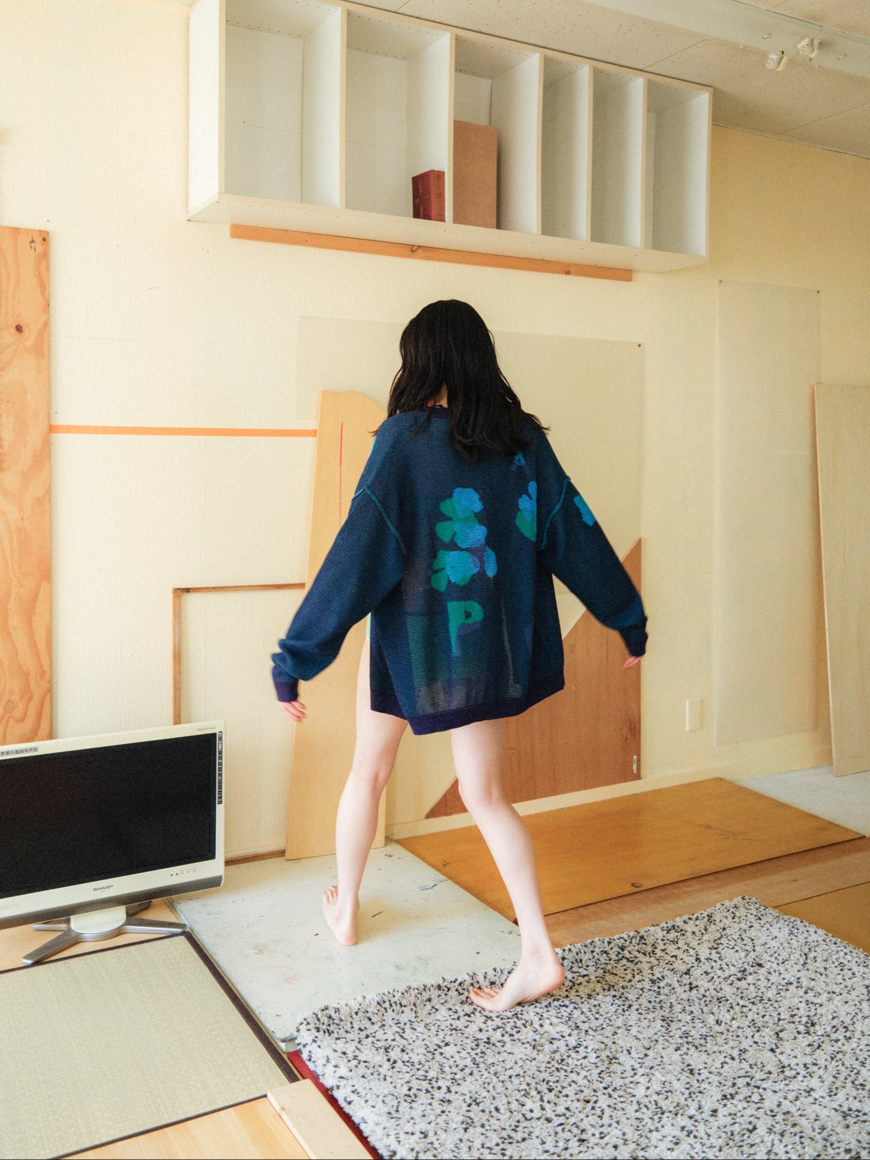 紙絵花のメッシュカーディガン – pamm.officialstore