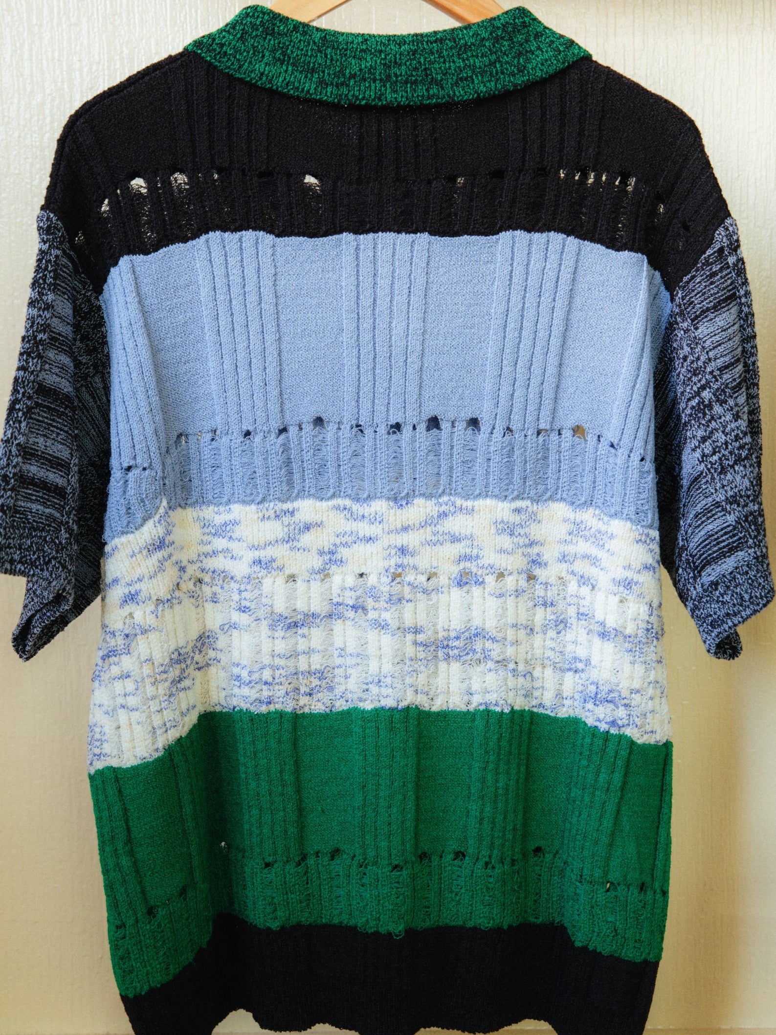 パム PAMM ニットポロシャツ PAMM（パム）の「月のある風景のニットポロ（ポロシャツ）」 - WEAR