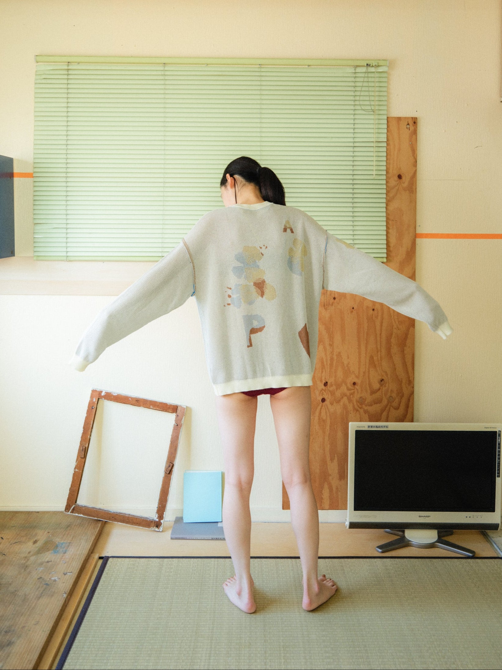 紙絵花のメッシュカーディガン – pamm.officialstore