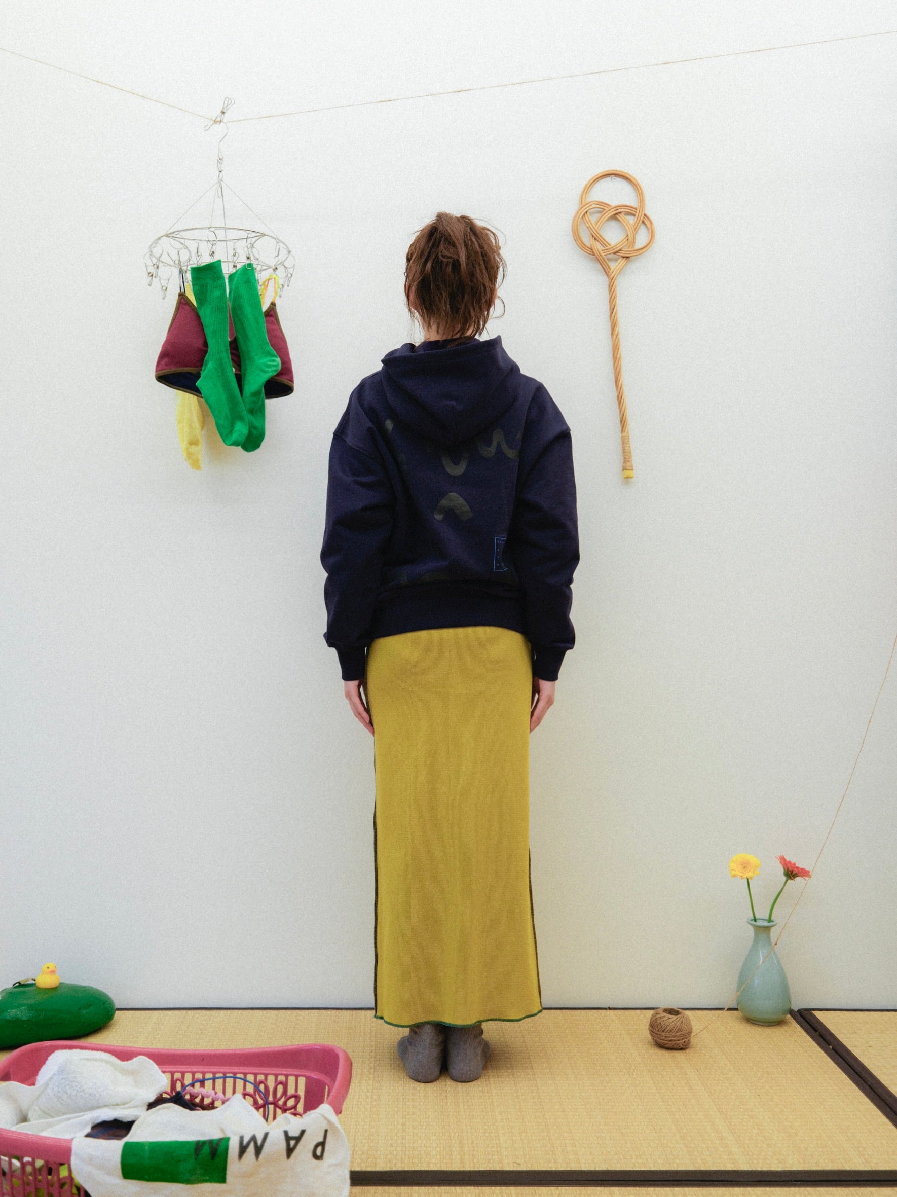 pammのラップスカート ブルー PAMM（パム）の「PAMMのラップスカート（スカート）」 - WEAR