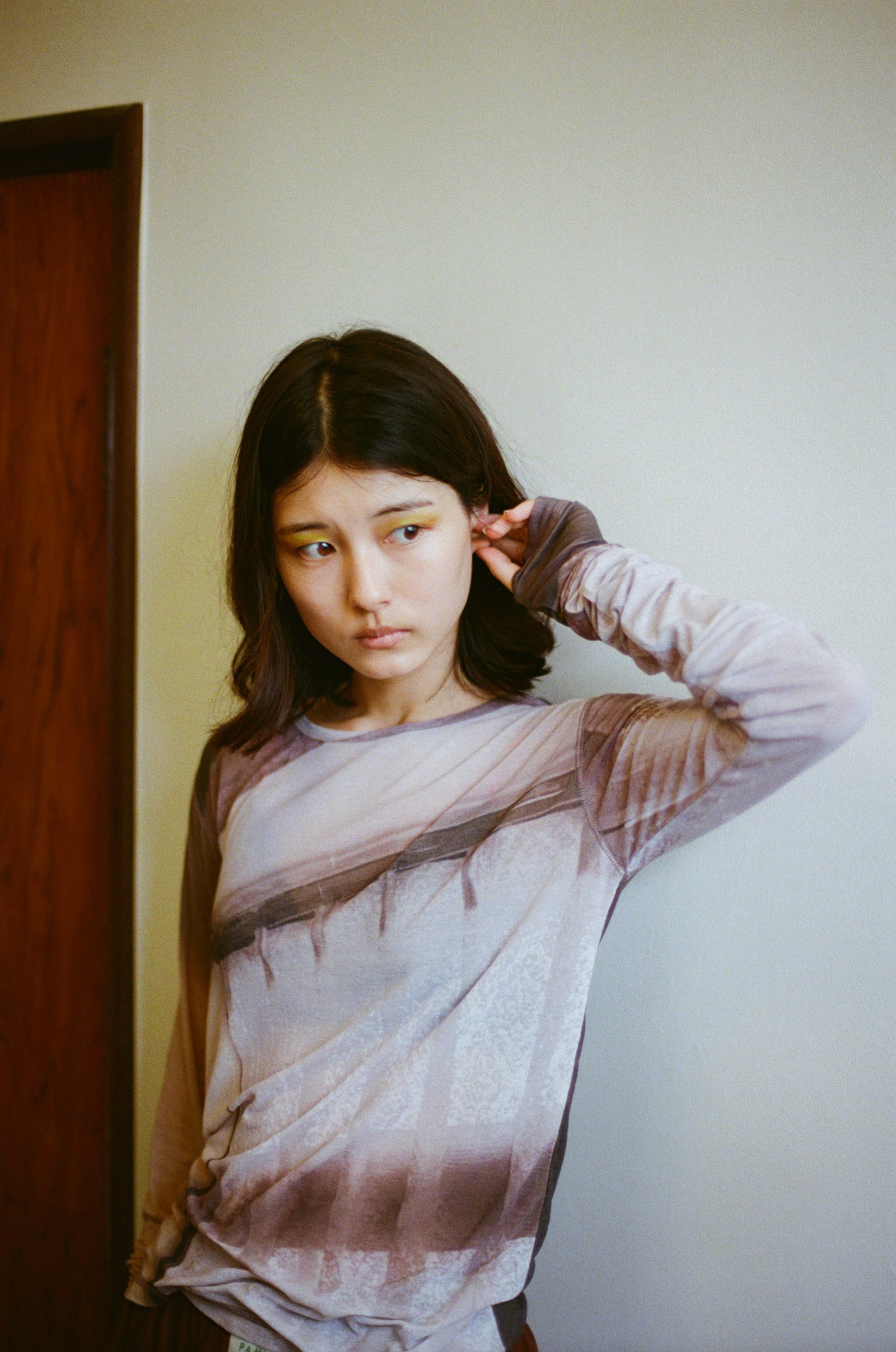PAMM家のシースルーロングロングスリーブシャツ PAMM家のシースルーロングロングスリーブシャツ – pamm.officialstore