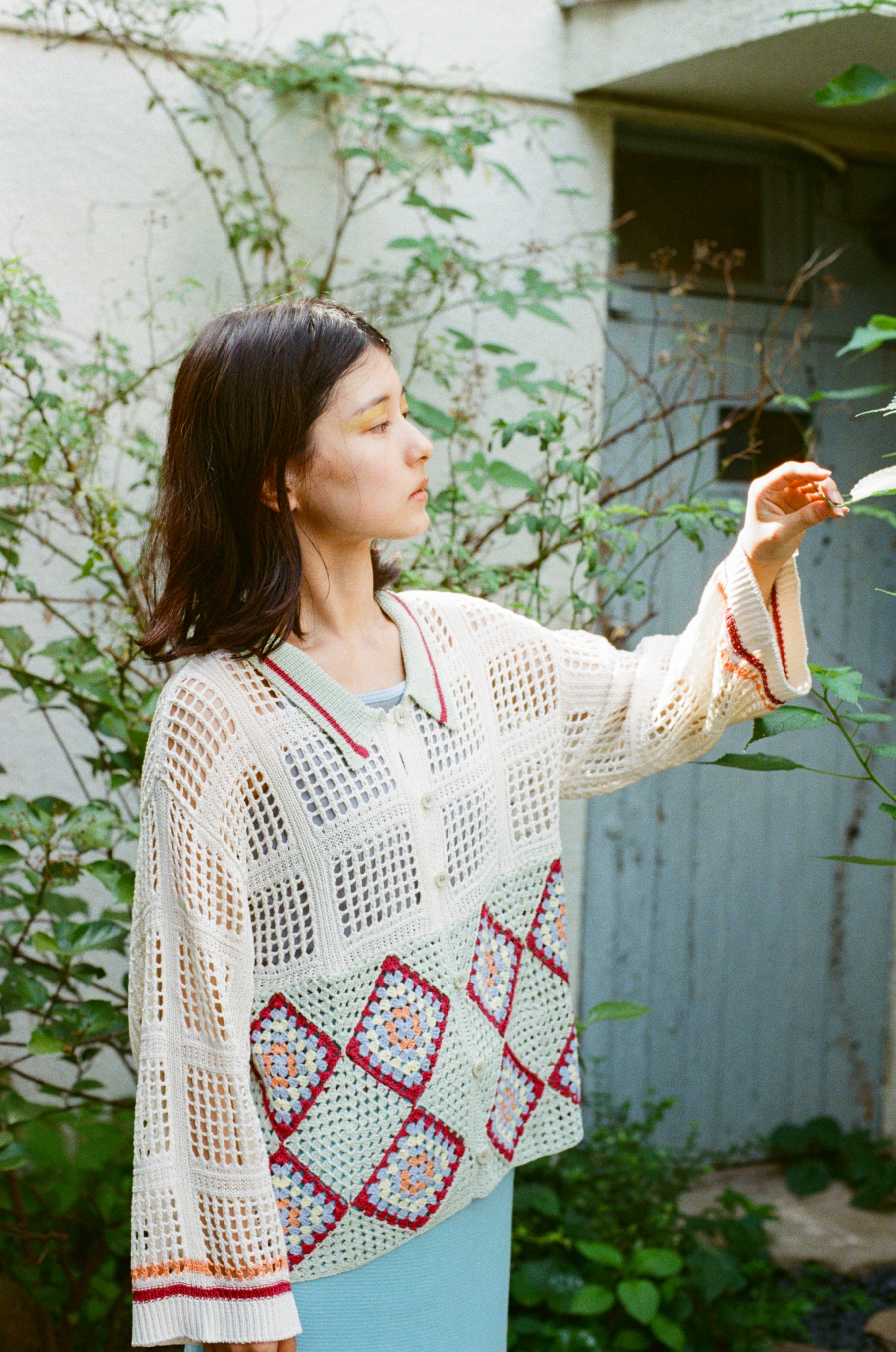 玄関マットのかぎ針編みニットシャツ – pamm.officialstore