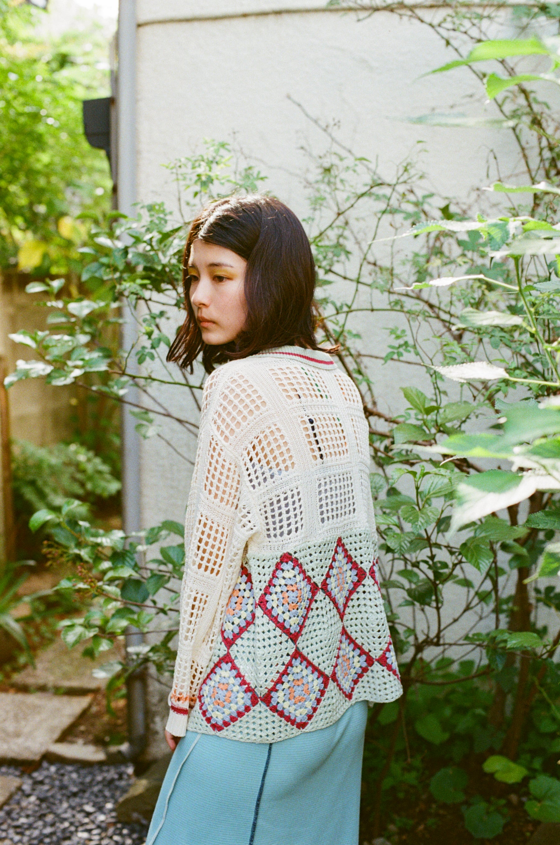 玄関マットのかぎ針編みニットシャツ – pamm.officialstore