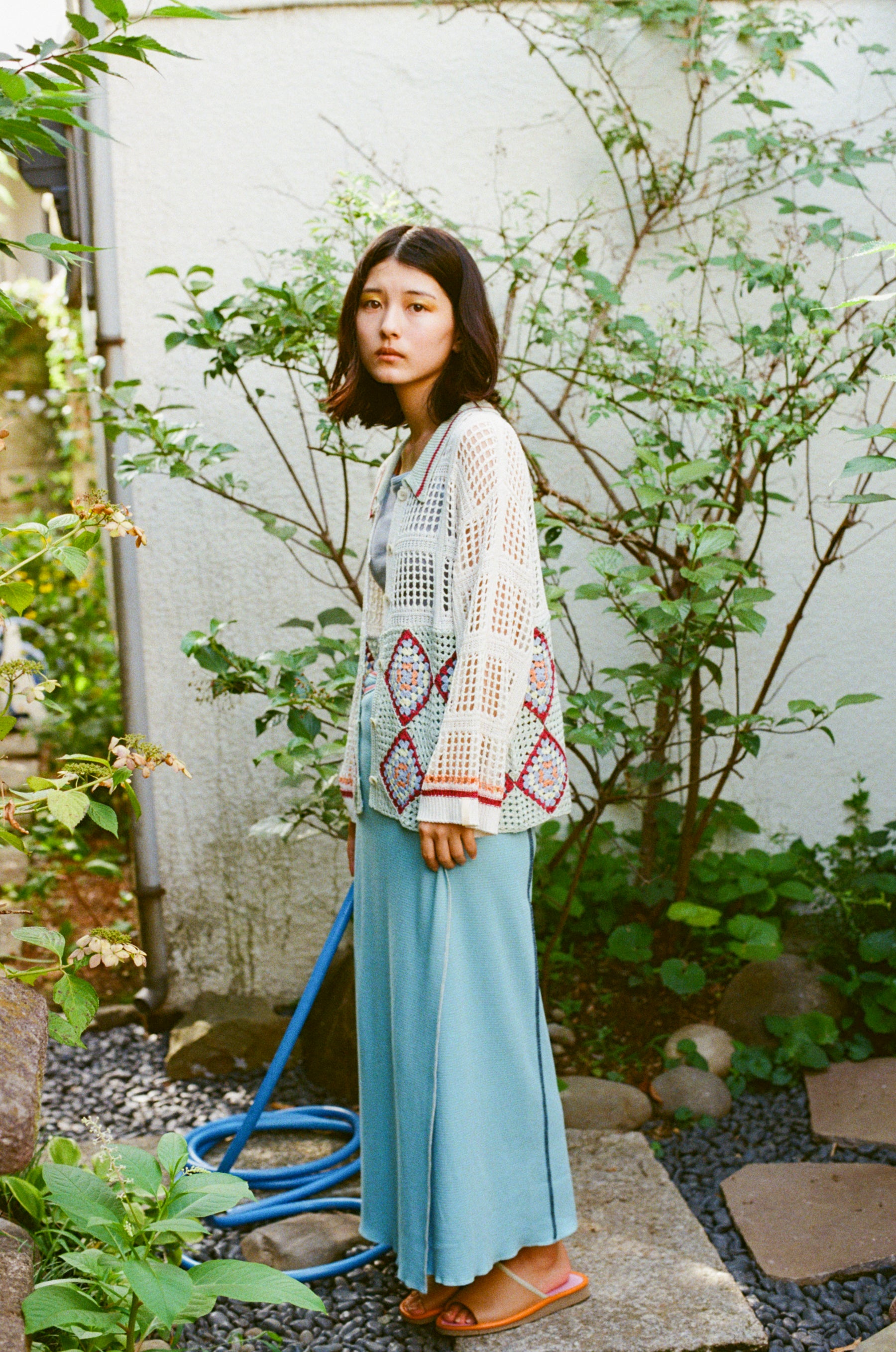 PAMM 玄関マットのかぎ針編みニットシャツ 玄関マットのかぎ針編みニットシャツ – pamm.officialstore