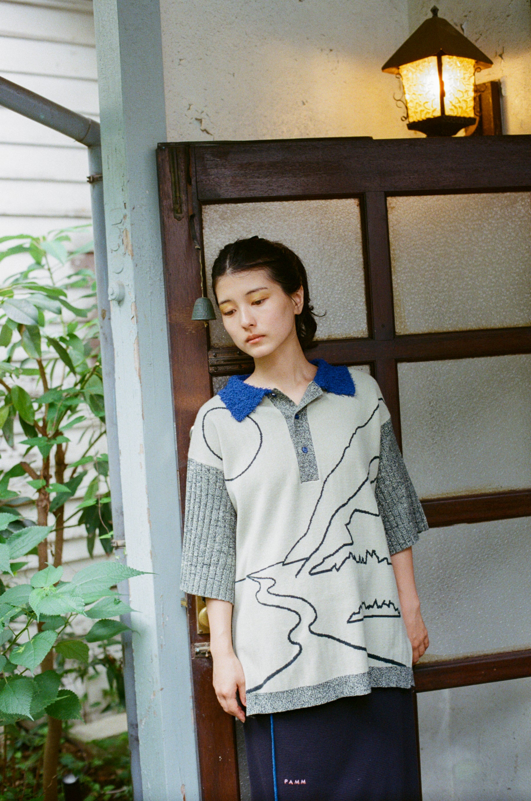 PAMM 月のある風景のニットポロ 月のある風景のニットポロ – pamm.officialstore