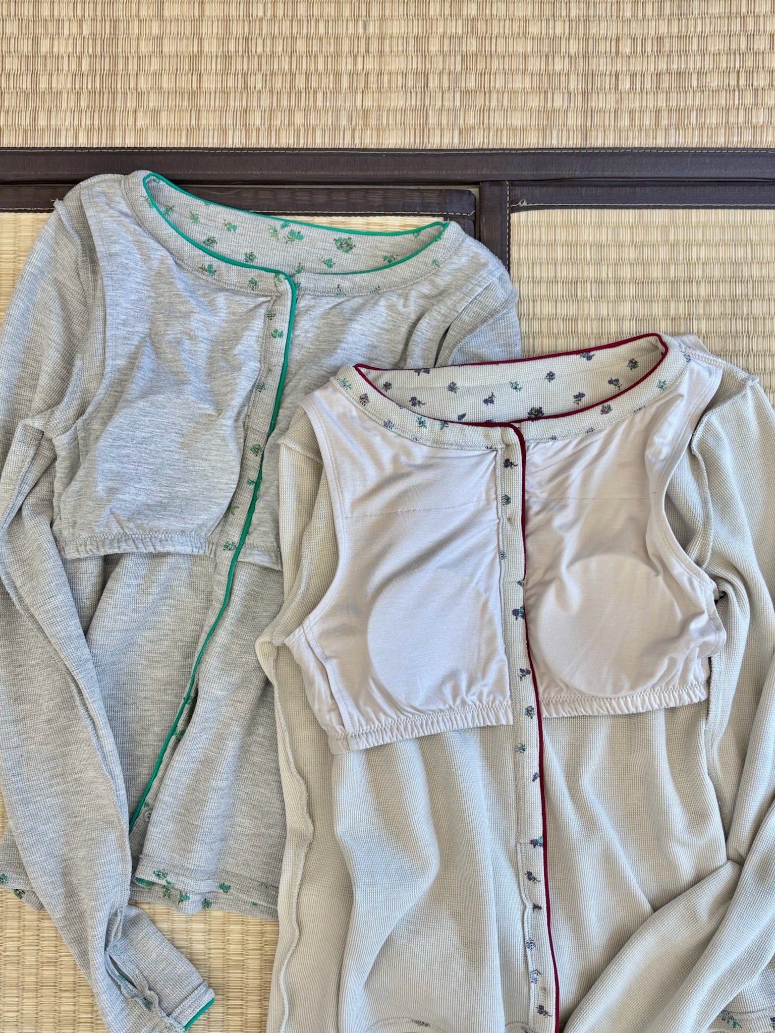 花や実や葉のワッフルブラトップス – pamm.officialstore