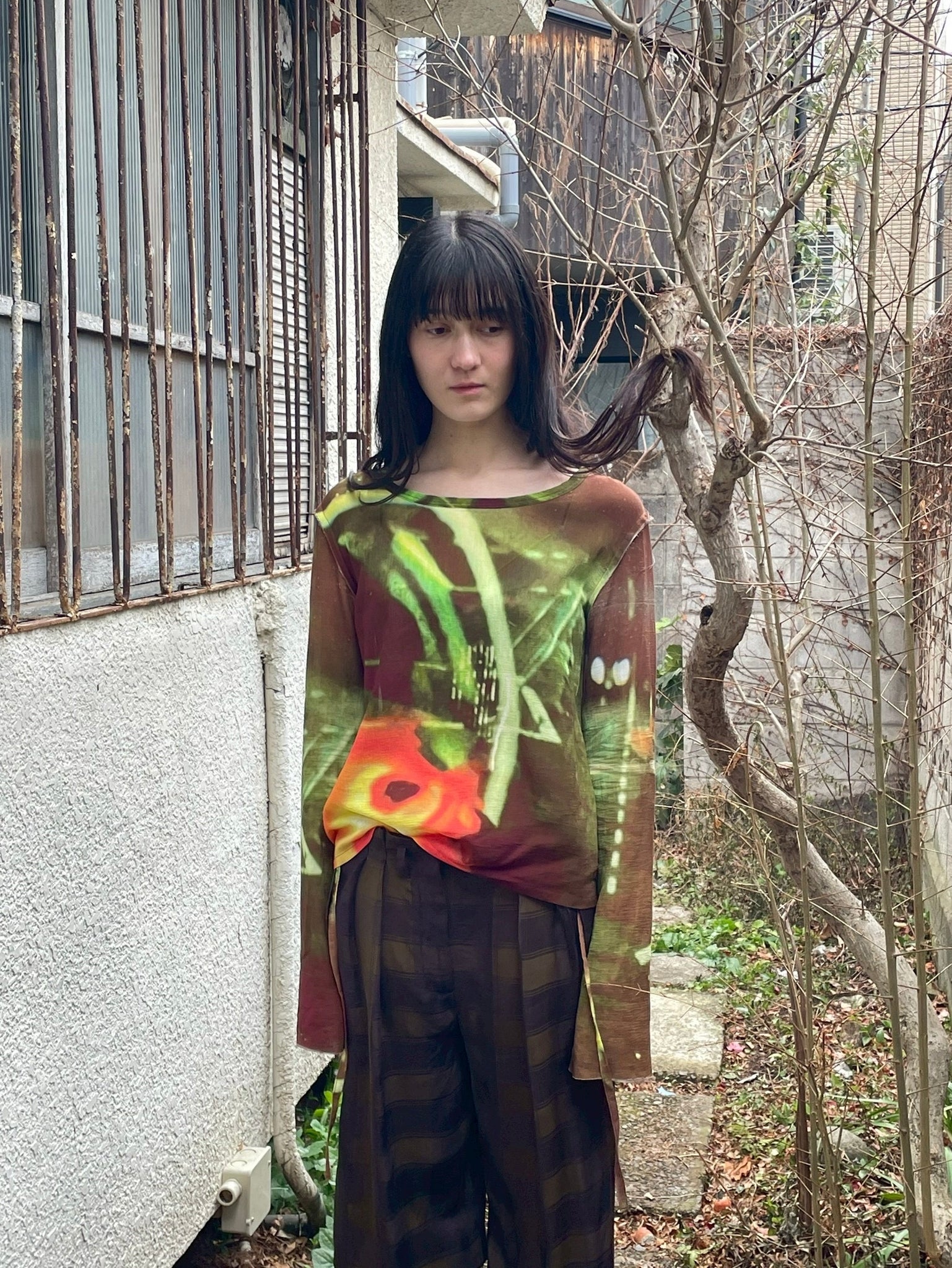 たしかにそこにあった夜」のガーゼトップス– pamm.officialstore