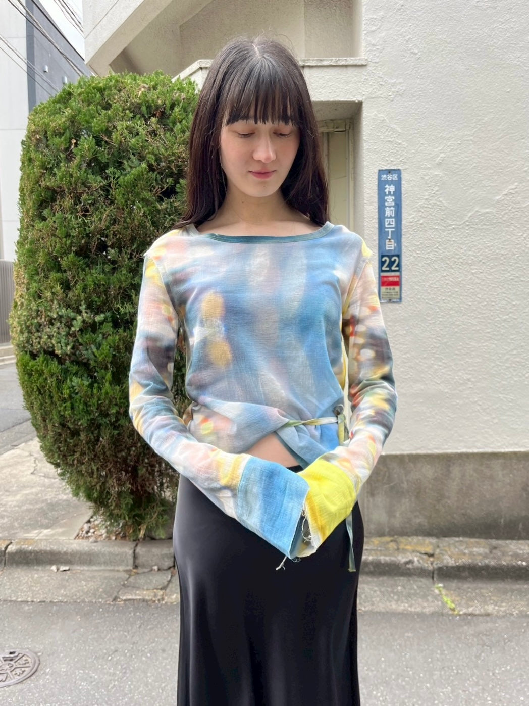 たしかにそこにあった夜」のガーゼトップス– pamm.officialstore