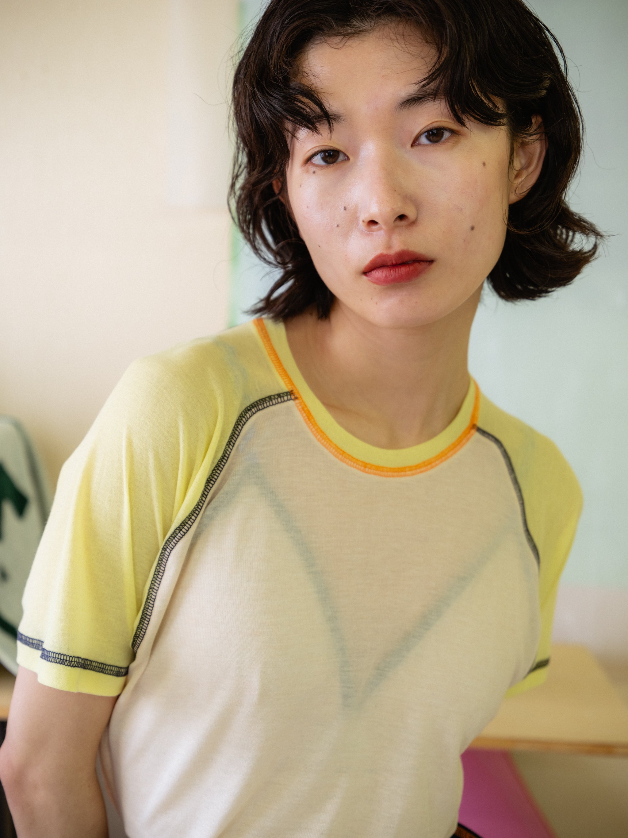 美品⭐︎PAMM シースルーラグランティー　グリーン PAMMのシースルーラグランサマーT – pamm.officialstore