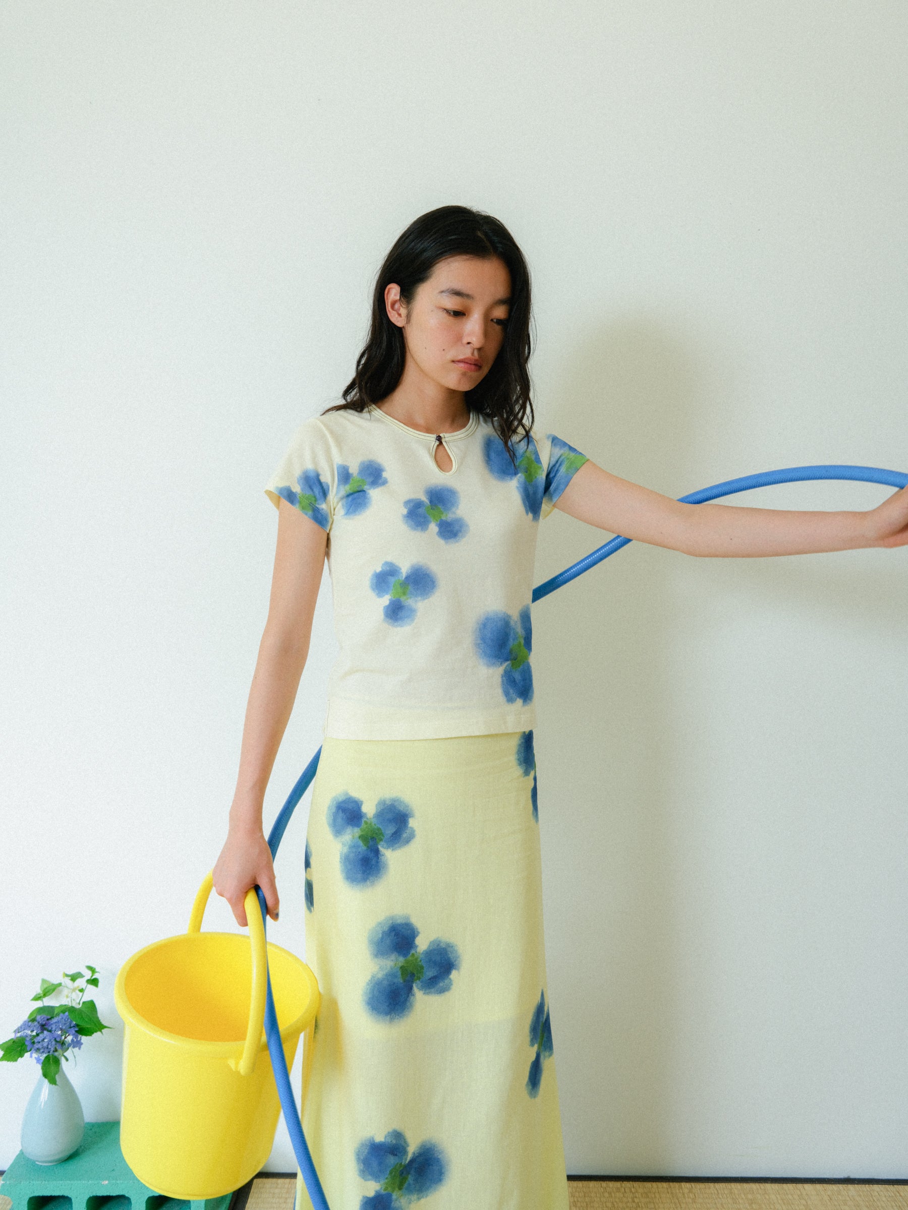 庭の花のTシャツ – pamm.officialstore