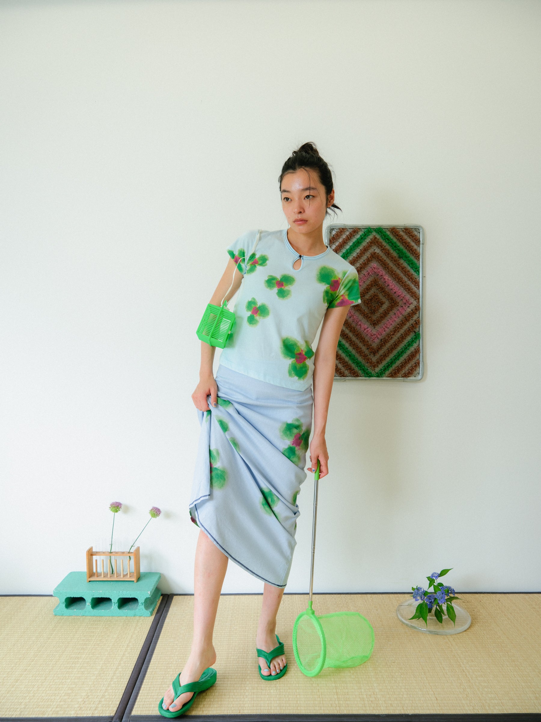 庭の花のTシャツ – pamm.officialstore