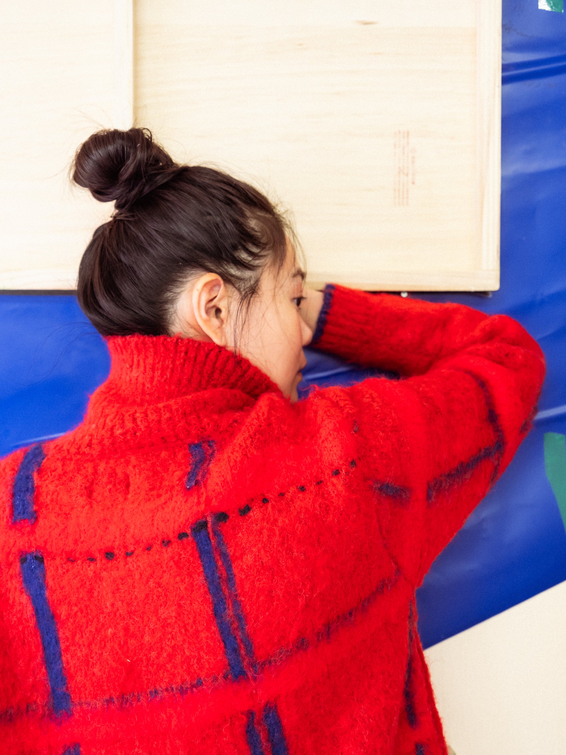 pamm 透明な空気のチェックジップニット 透明な空気のチェックジップニット – pamm.officialstore