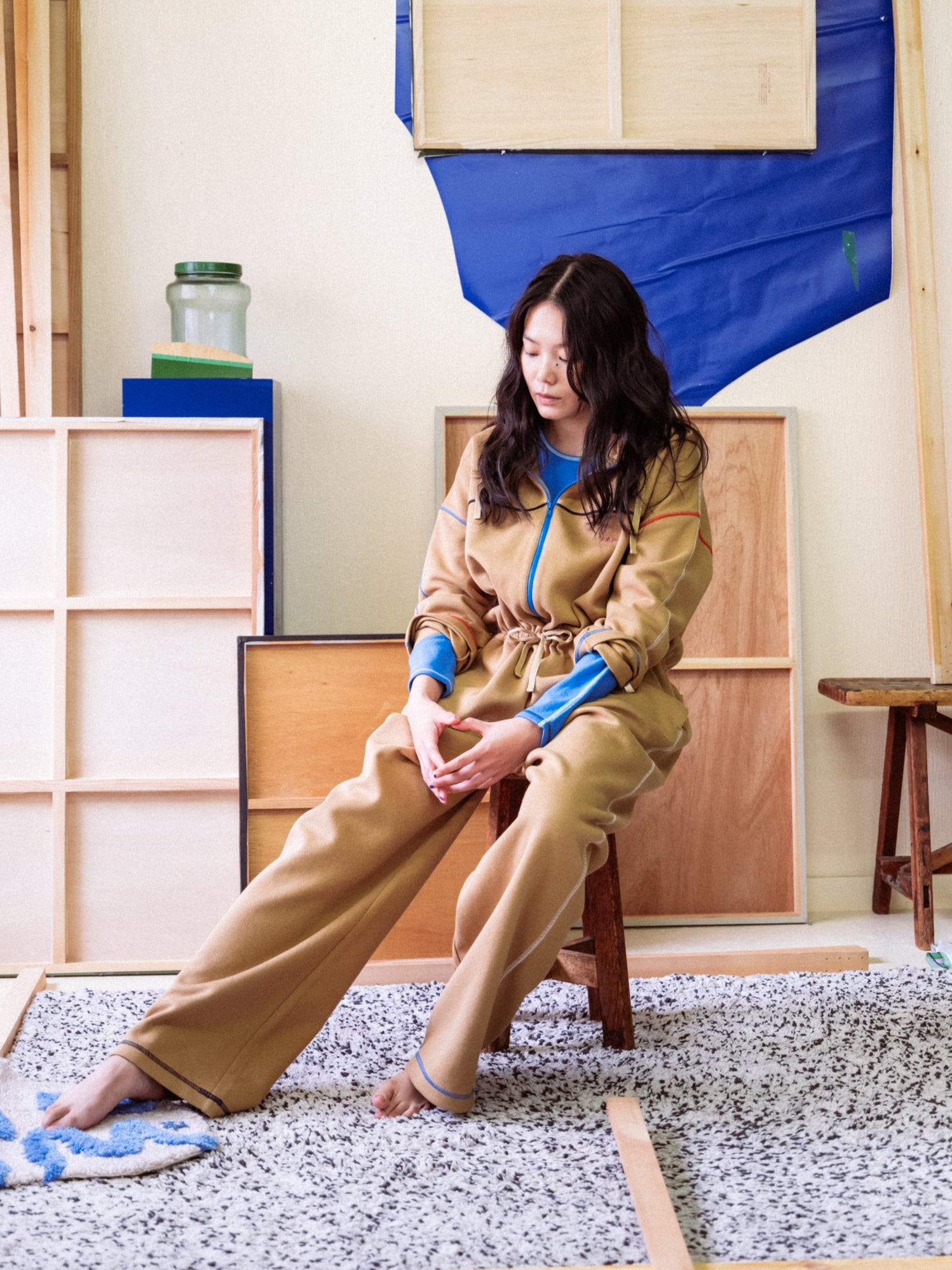 PAMM ゆれるふきんのジャンプスーツ PAMM（パム）の「ゆれるふきんのジャンプスーツ（つなぎ