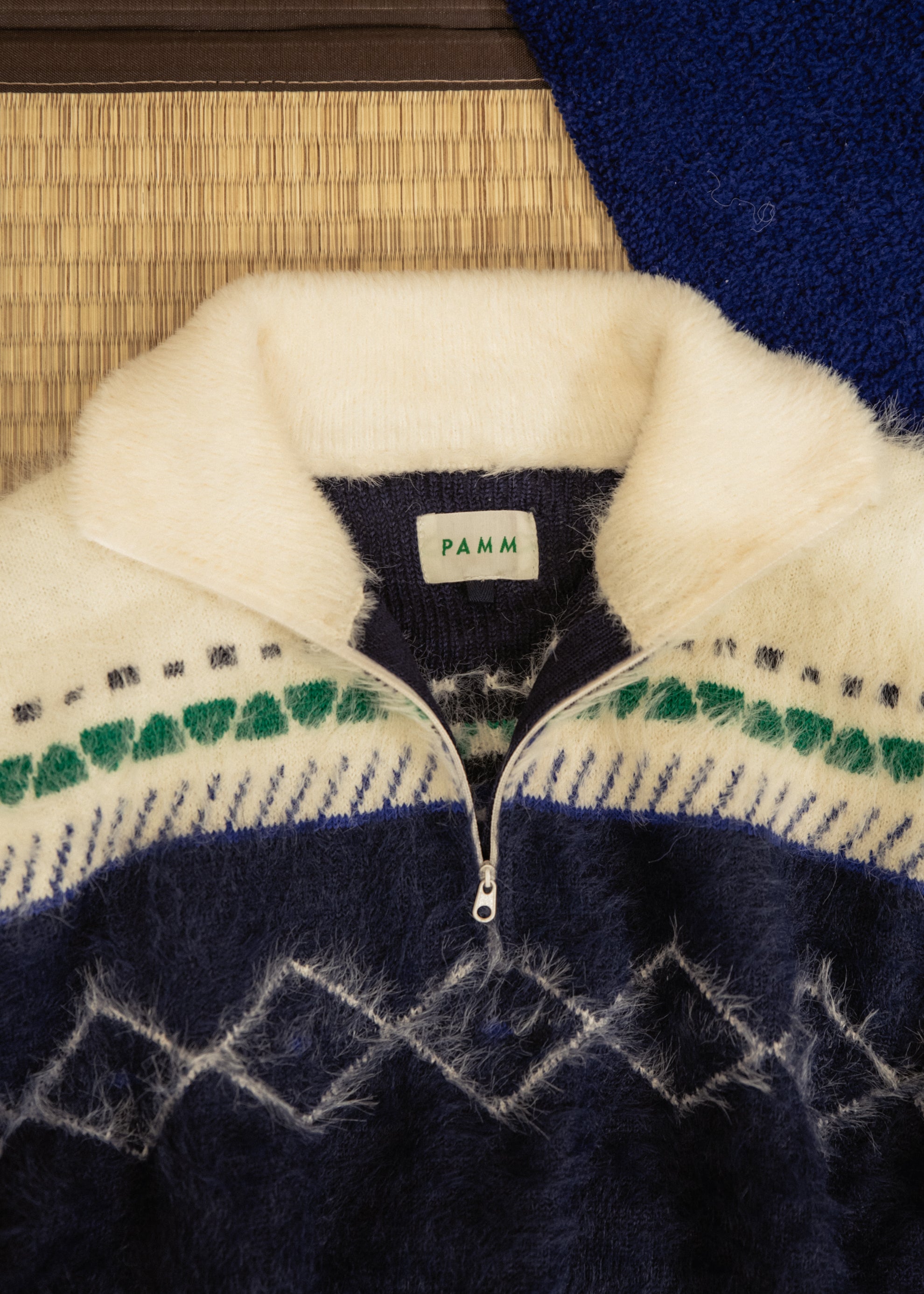 食卓のノルディックハーフジップニット – pamm.officialstore