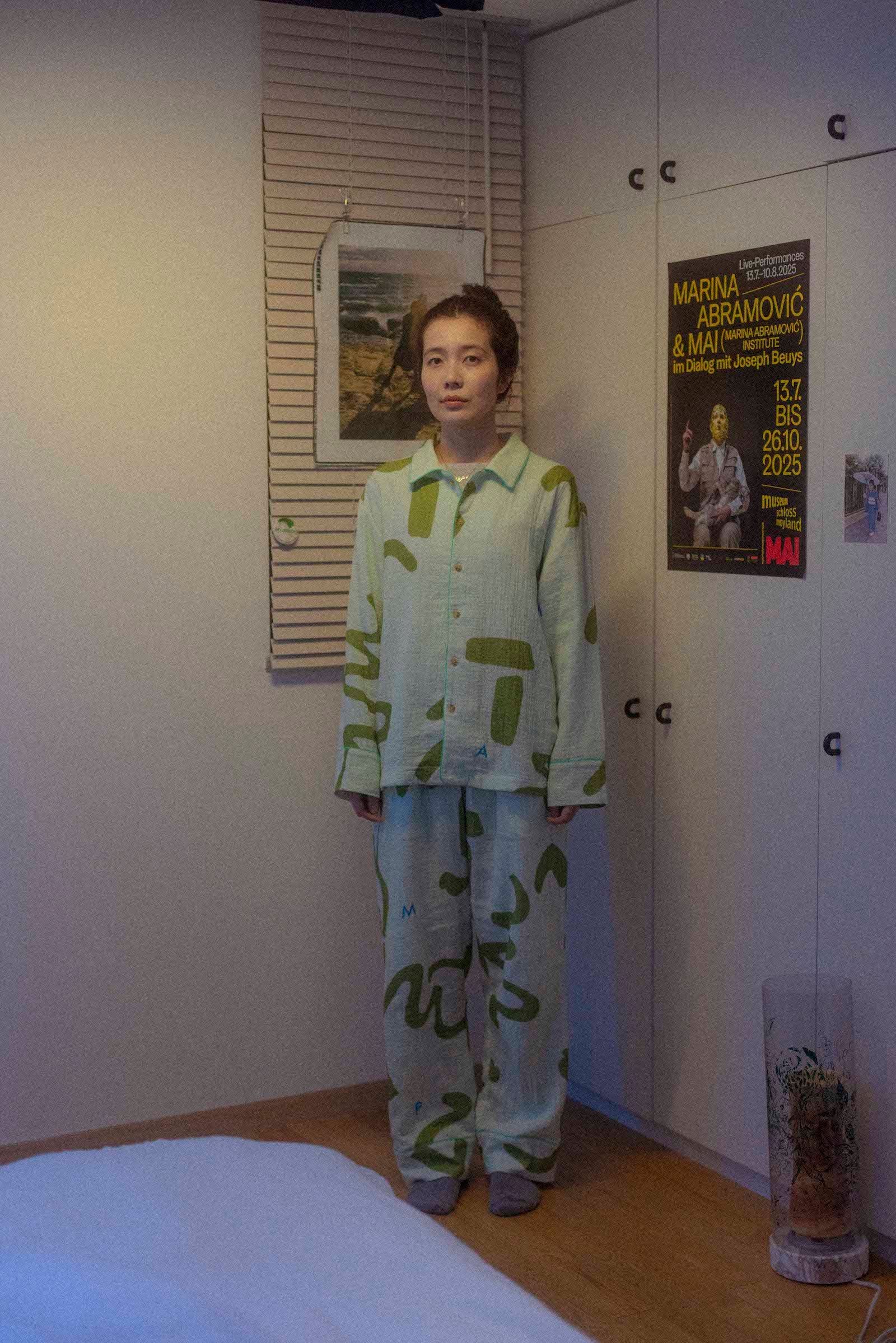 完売サイズ　thanks sea pajamas(クリーム×ブルー) Mサイズ thanks sea pajamas(クリーム×ブルー) – pamm.officialstore