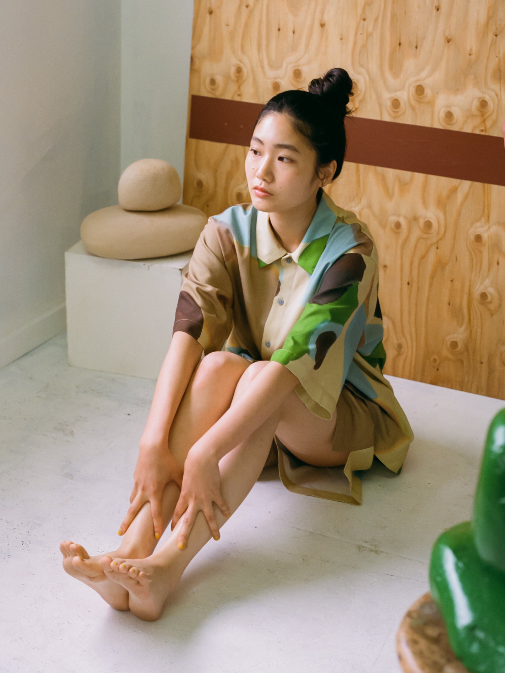大きく描いた植物のサマーパジャマ(種) – pamm.officialstore