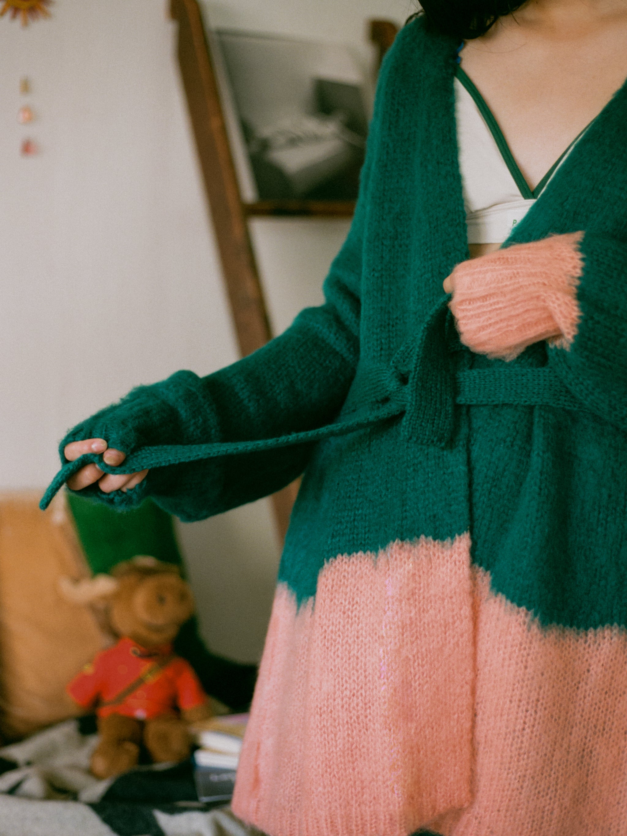 PAMM 新品　汽水域のニットガウン　夕波 汽水域のニットガウン(夕波) – pamm.officialstore