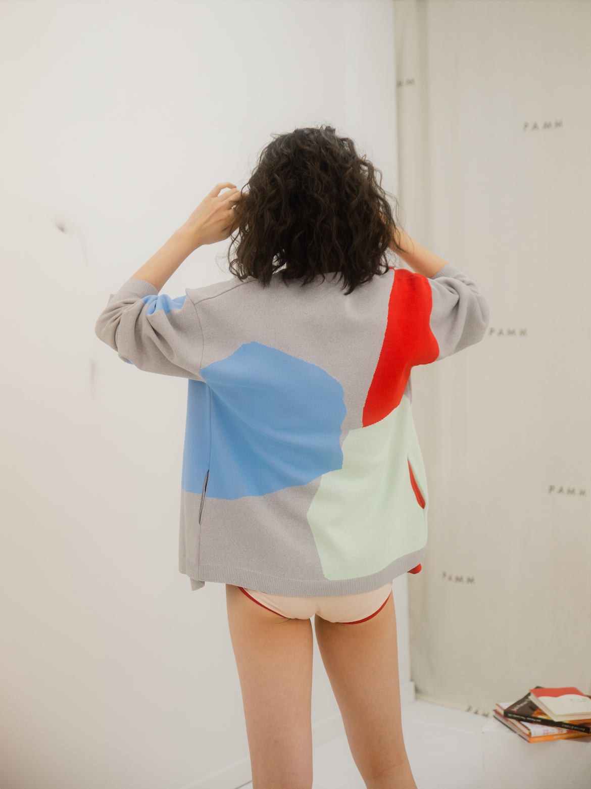 thanks fruits knit cardigan(グレー) – pamm.officialstore