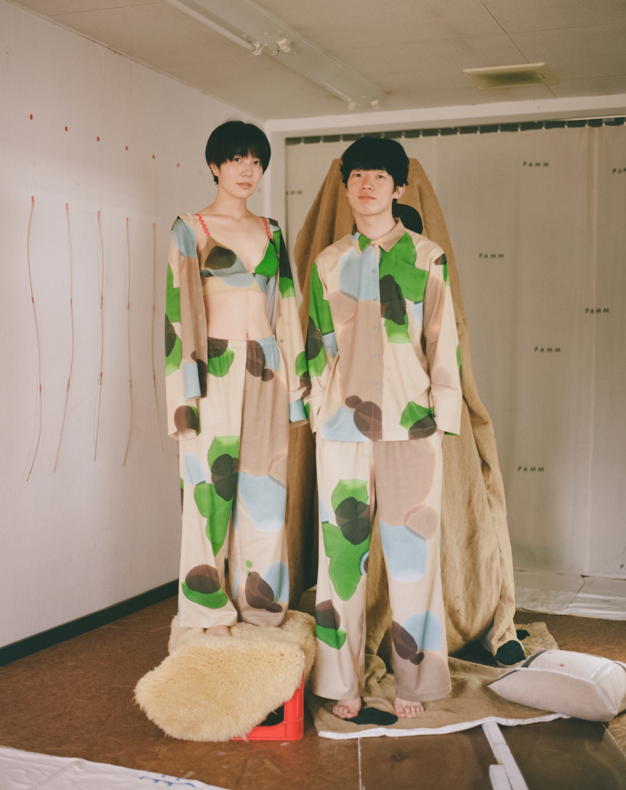 pamm パジャマ 大きく描いた植物のパジャマ – pamm.officialstore